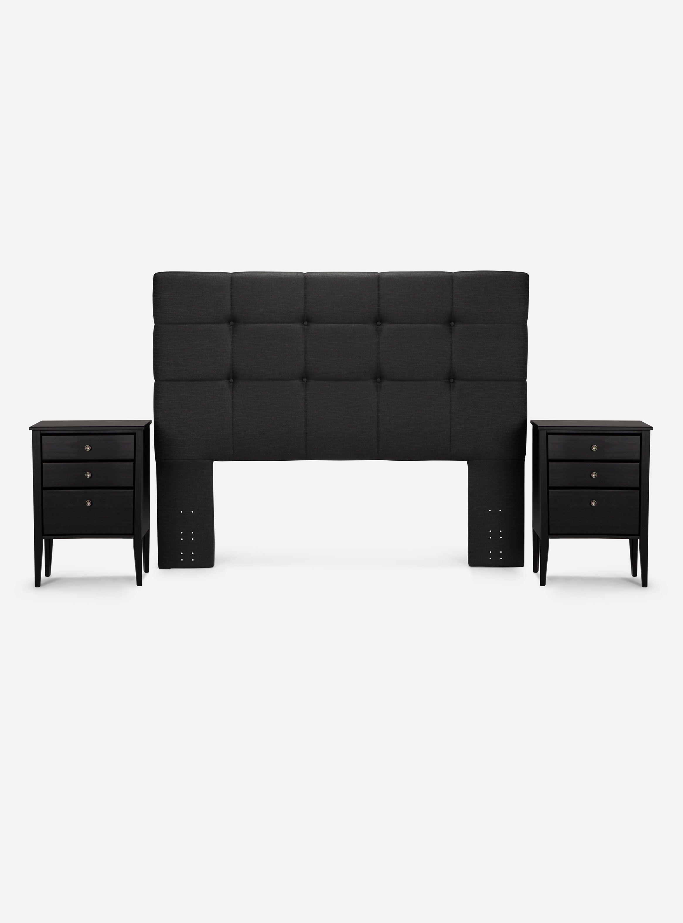 Cama Europea Autonomy 2 Plazas Base Dividida + Set Muebles-2