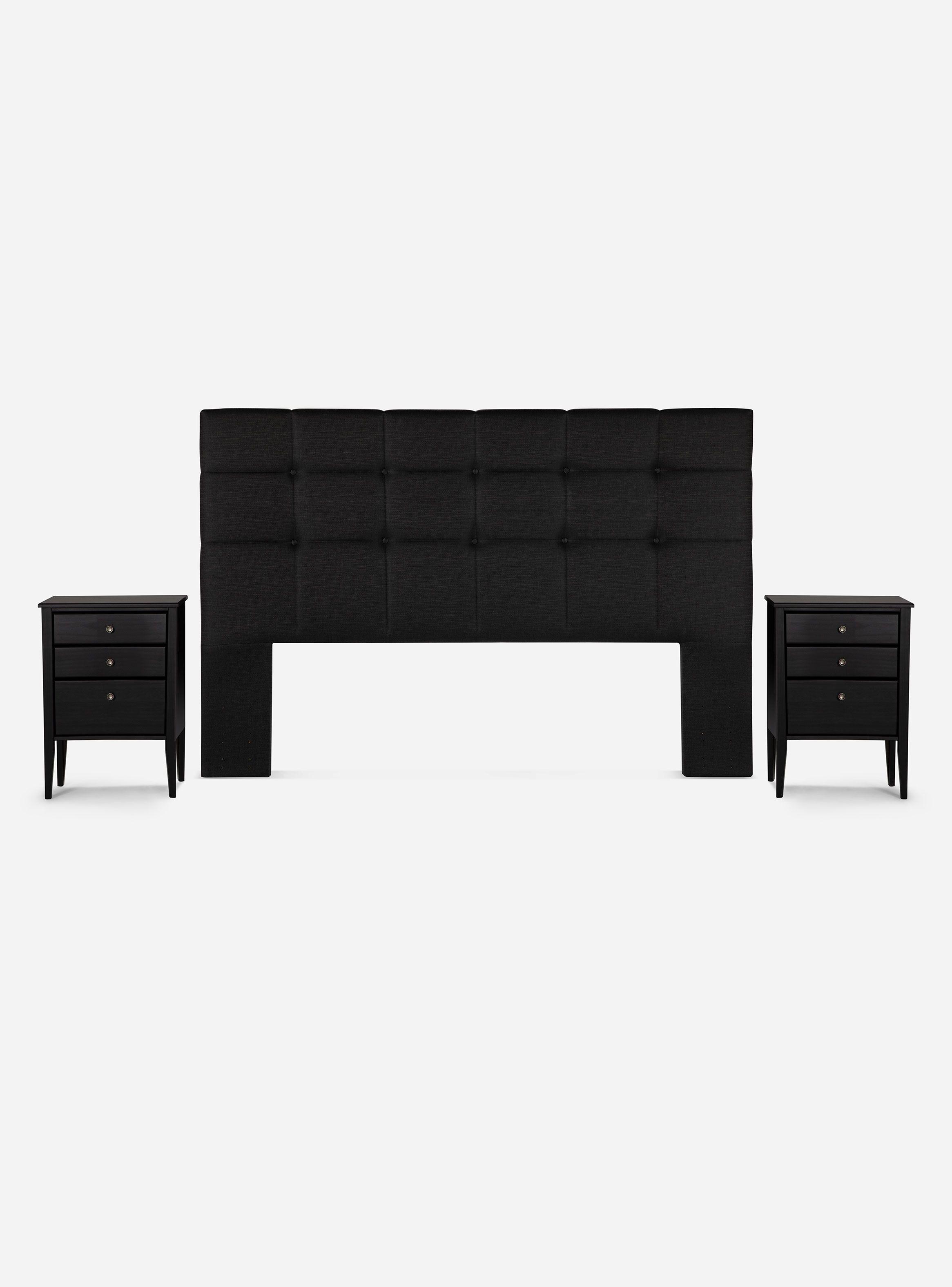 Cama Europea Autonomy King + Set Muebles-2