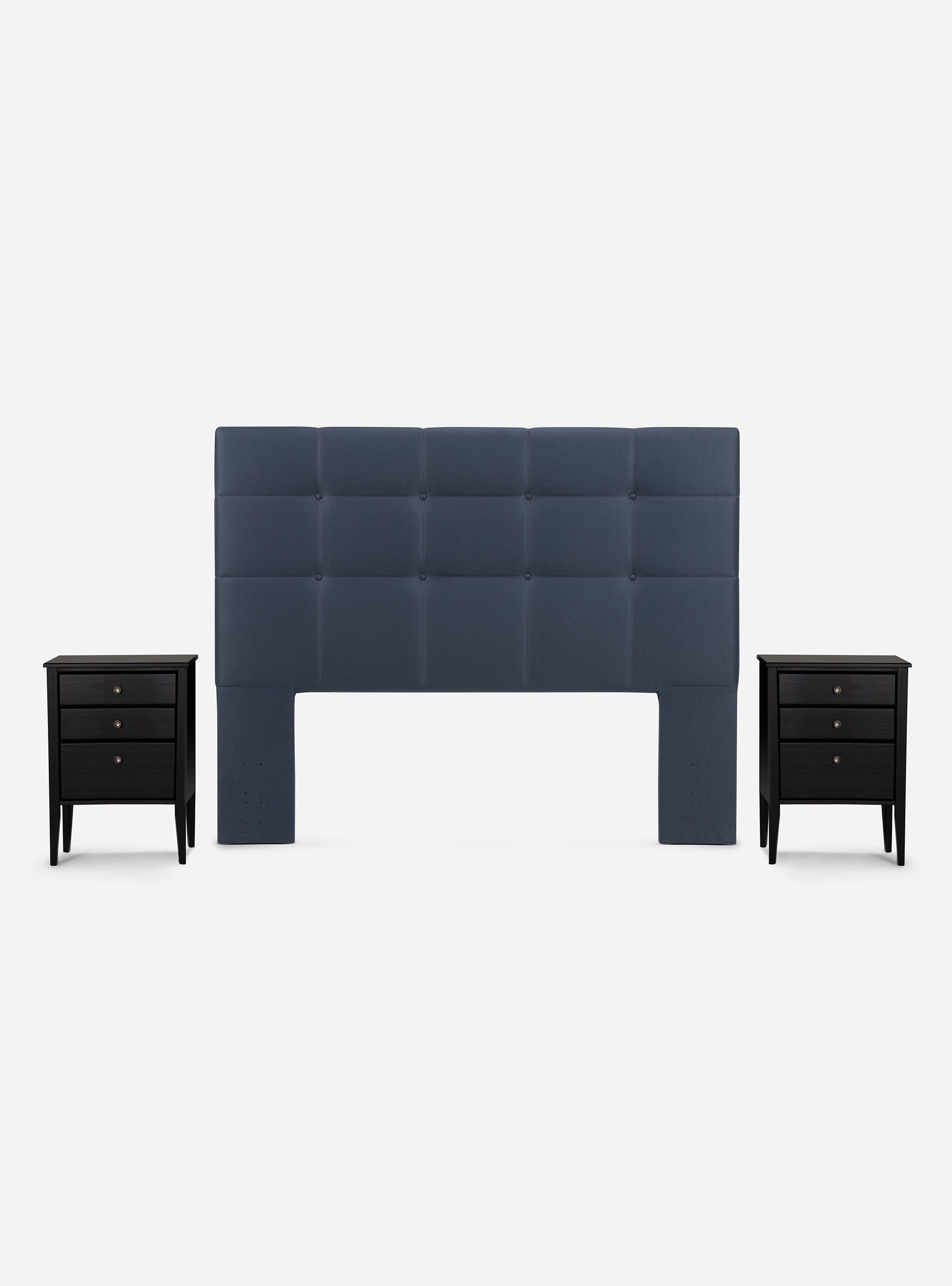 Cama Europea Indie 2 Plazas + Set Muebles Issey-2