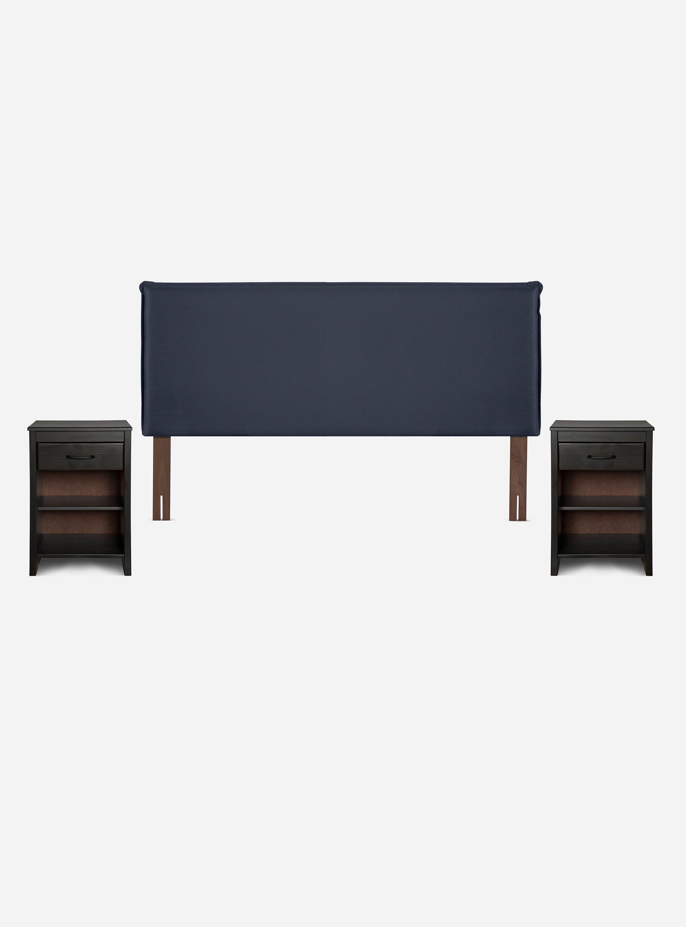 Cama Europea Indie King + Set Muebles Maurice-2