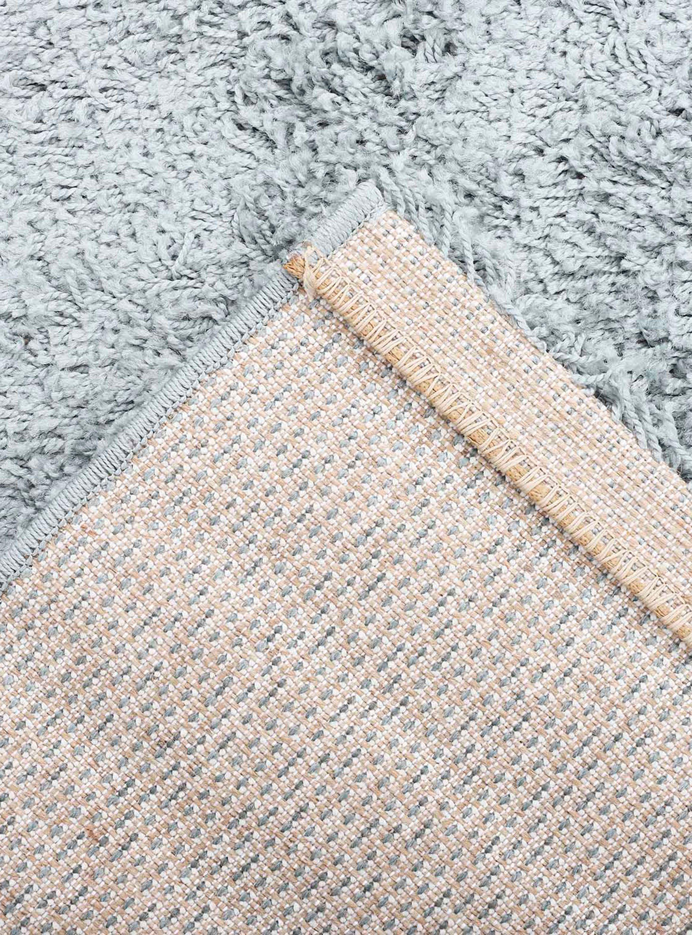 Alfombra 133 x 180 cm Shaggy Life Turquesa-1