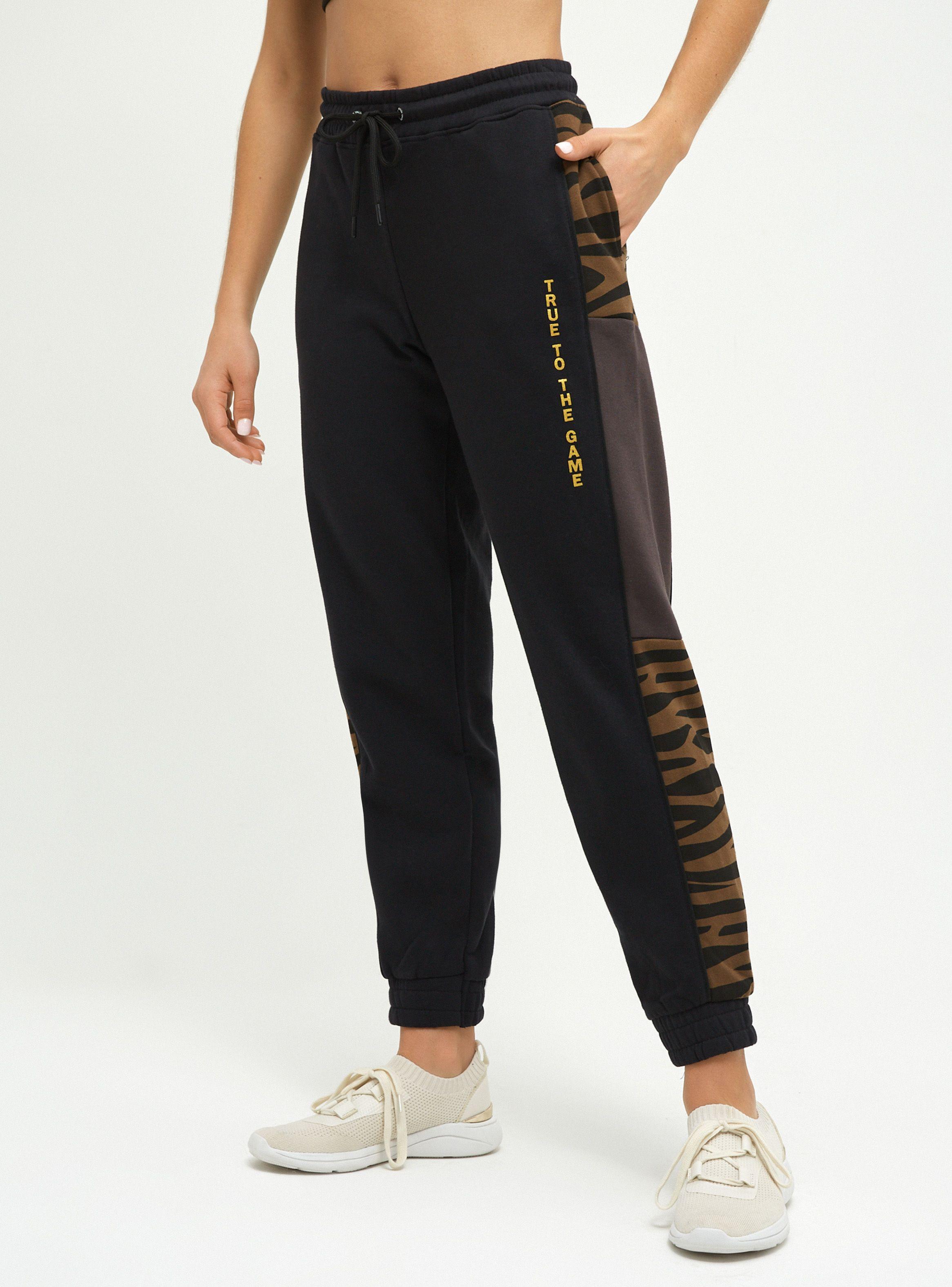 Pantalón Jogger Color Block Animal Print-0