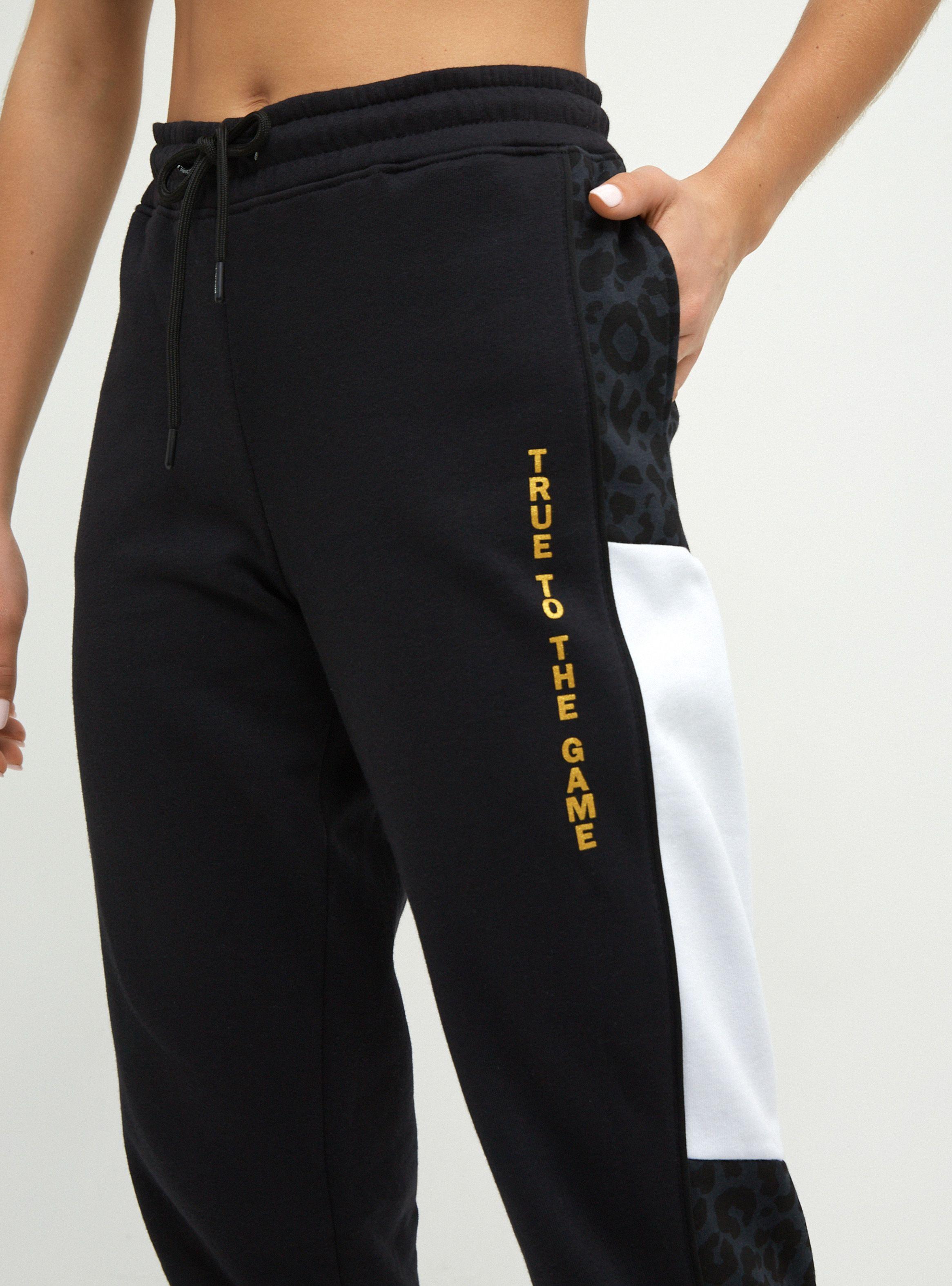 Pantalón Jogger Color Block Animal Print-2