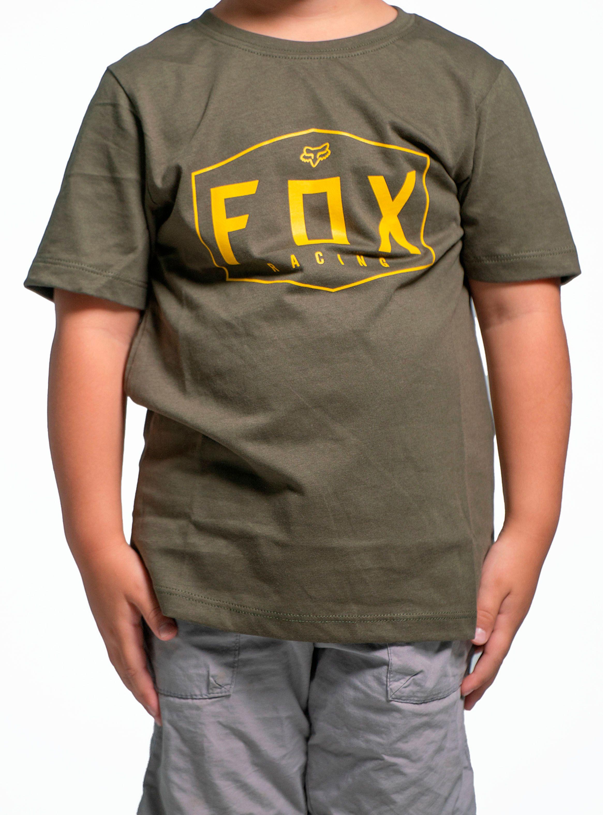 Polera Crest Niño Blanco-0