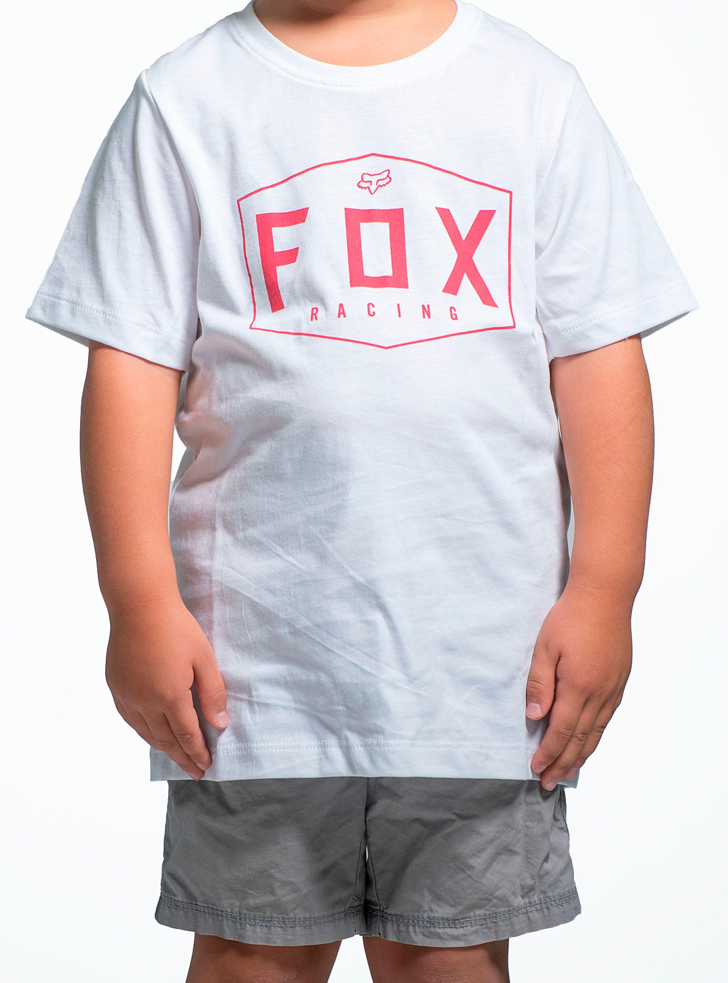 Polera Crest Niño Blanco-0