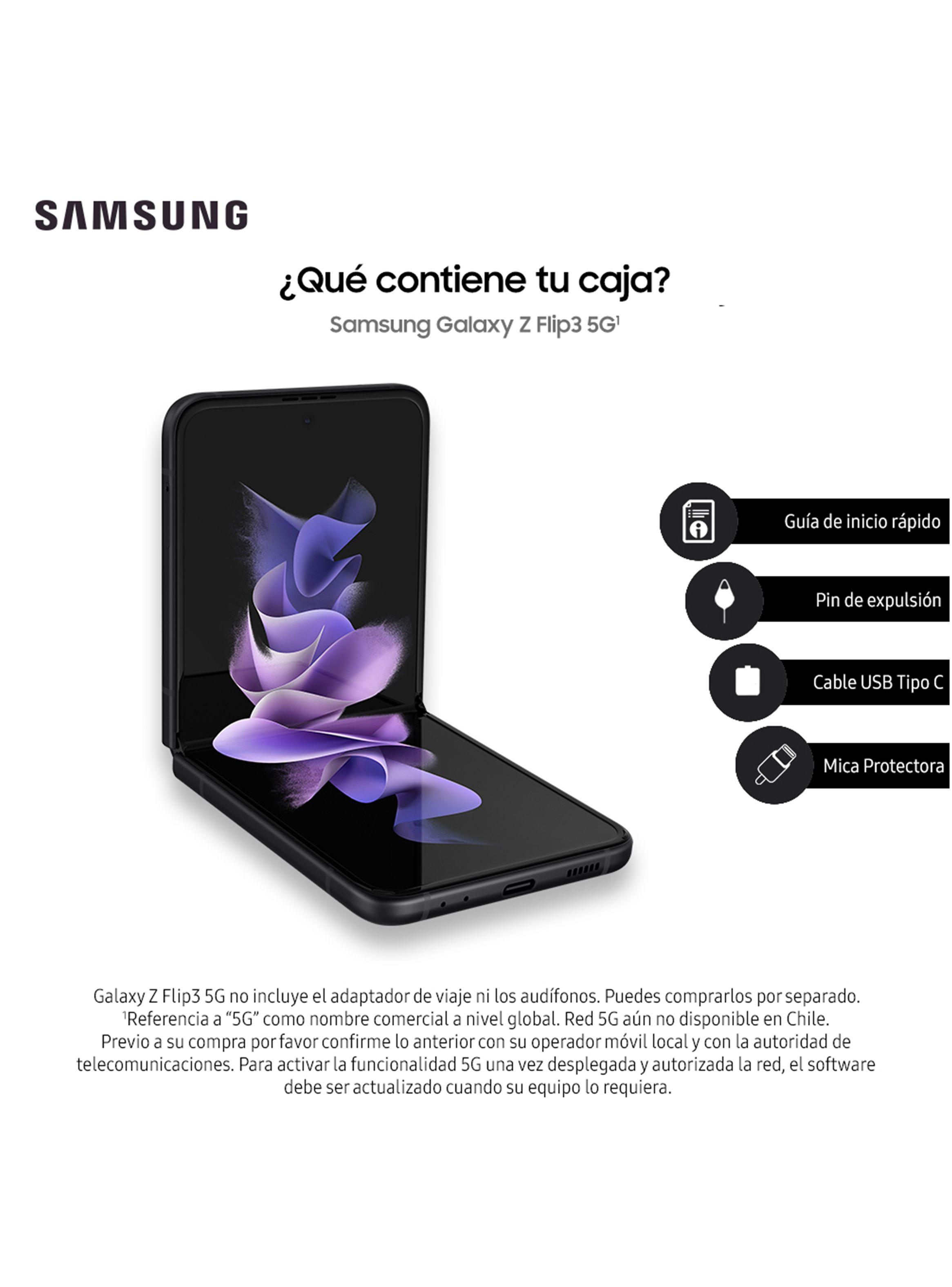 Smartphone Galaxy Z Flip3 5G 128GB Phantom Black Liberado-1
