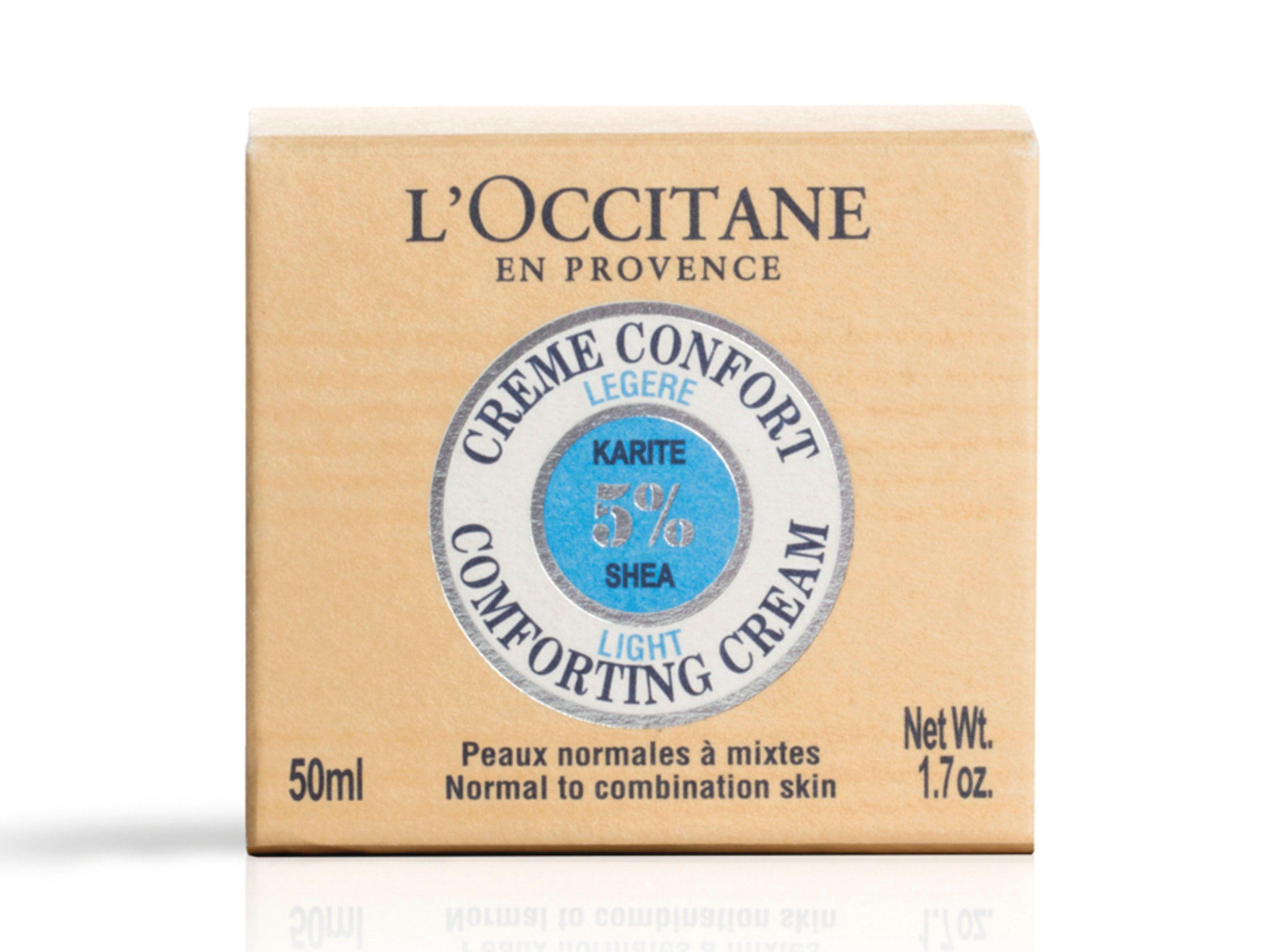 Crema L'Occitane Confort Rostro Ligera Karité 50 ml-1