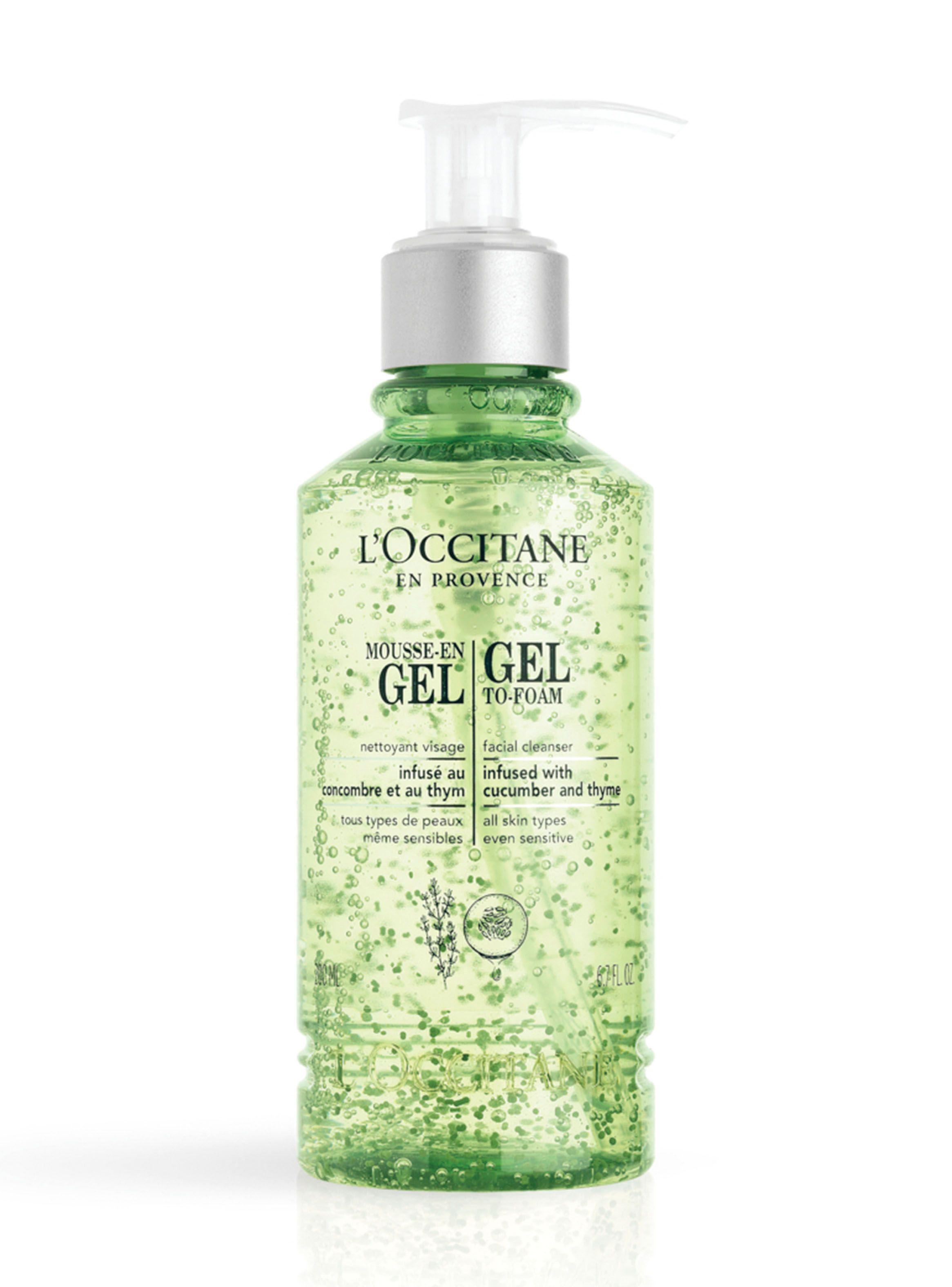 Espuma L'Occitane de Limpieza Pepino y Tomillo 200 ml-0