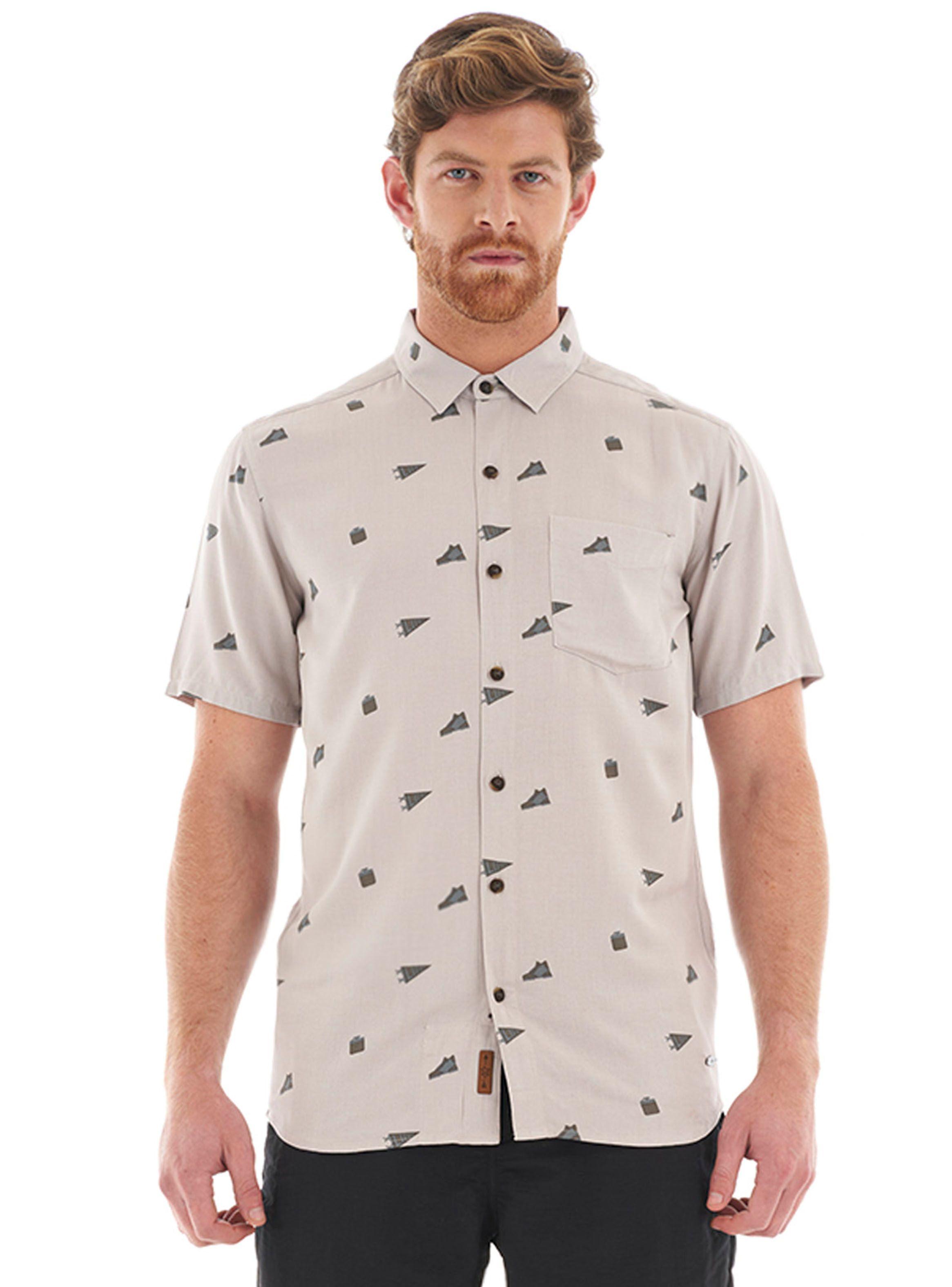 Camisa Full Print Camp Sleeve Hombre-0