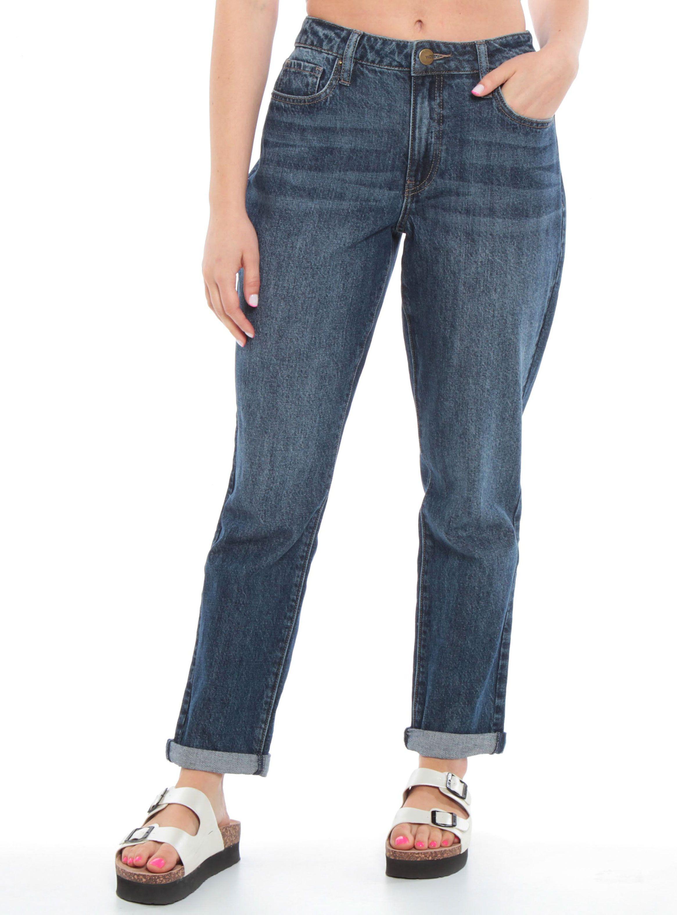 Jeans Crop Pretina 1 Botón Cropped-0