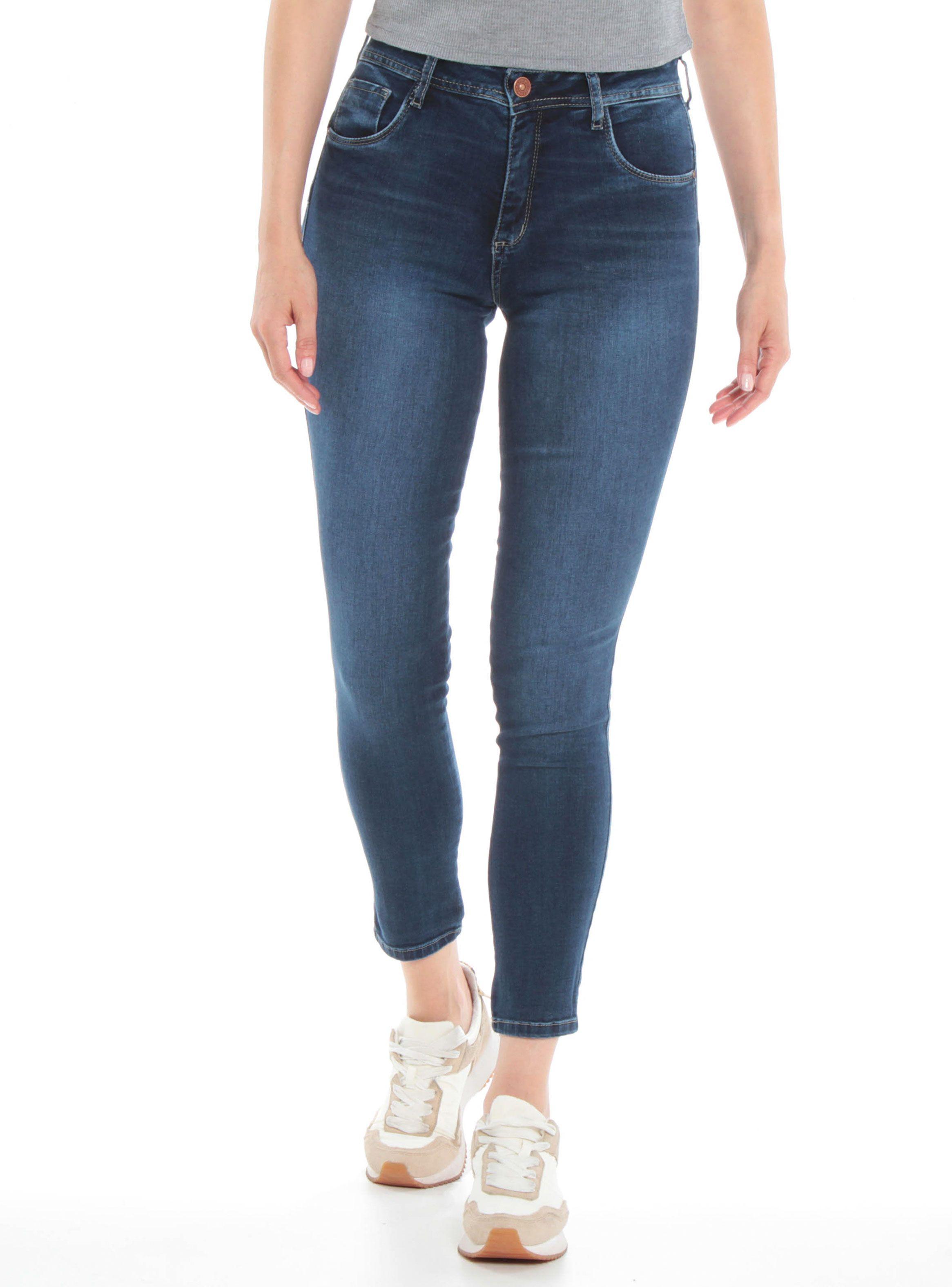Jeans Pitillo Tiro Alto Clásico-0