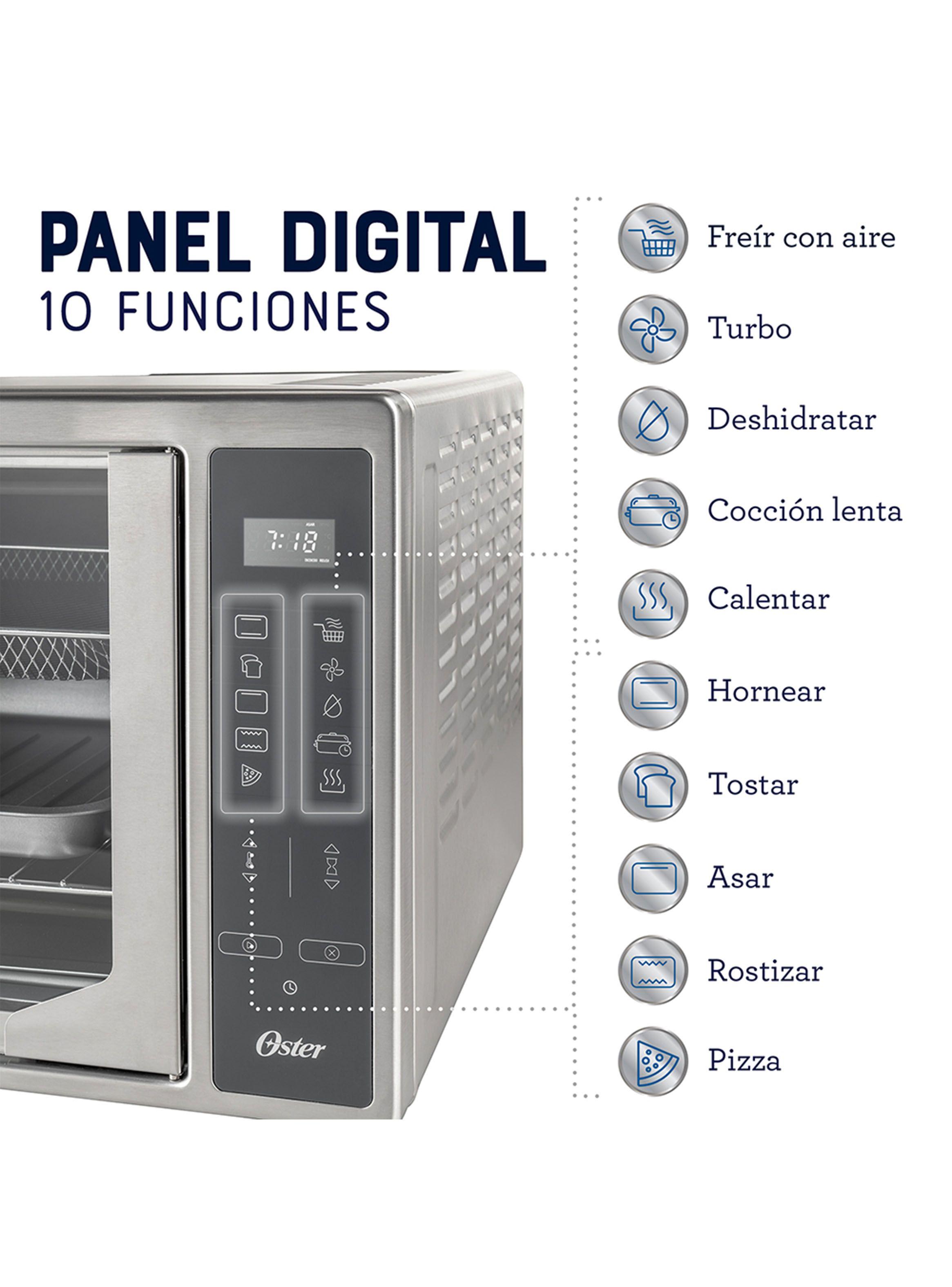 Horno Digital con Freidora de Aire 42 Litros TSSTTVFDDAFNS-9
