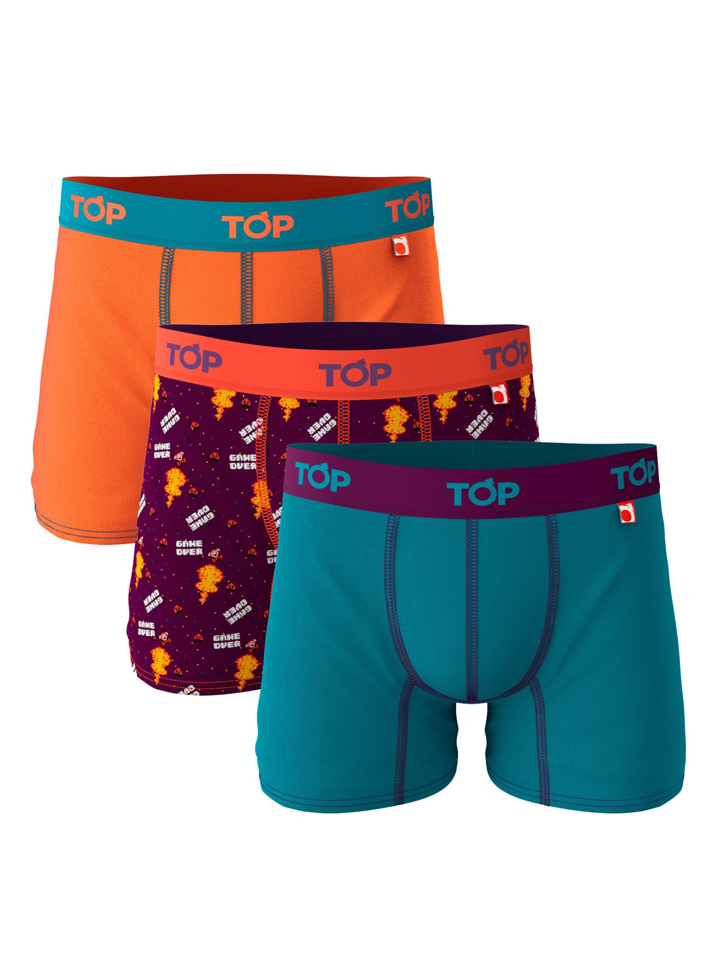 Boxer Medio Tripack Estampados Top-0