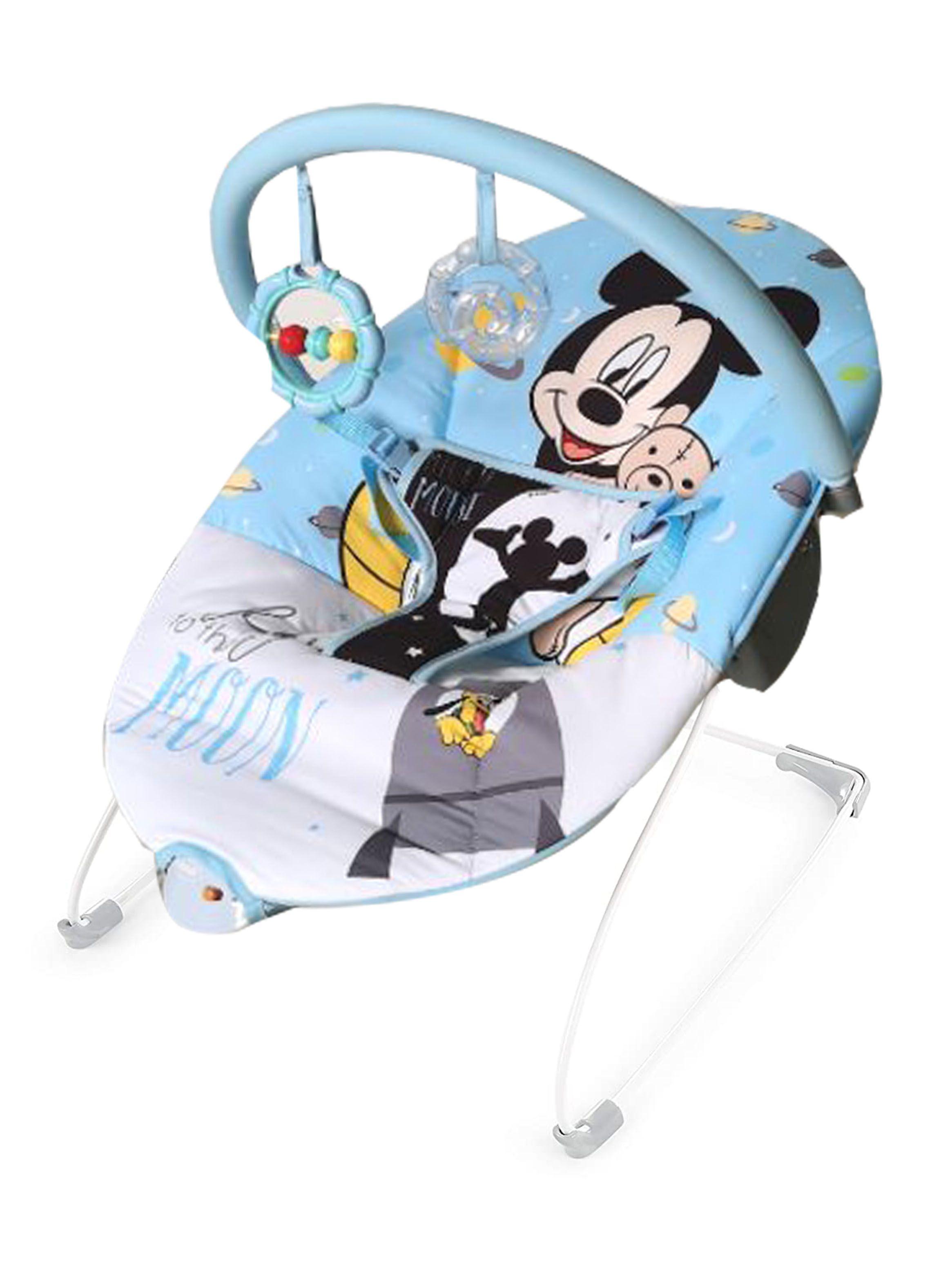 Silla Nido Vibradora Mickey Azul Disney-1