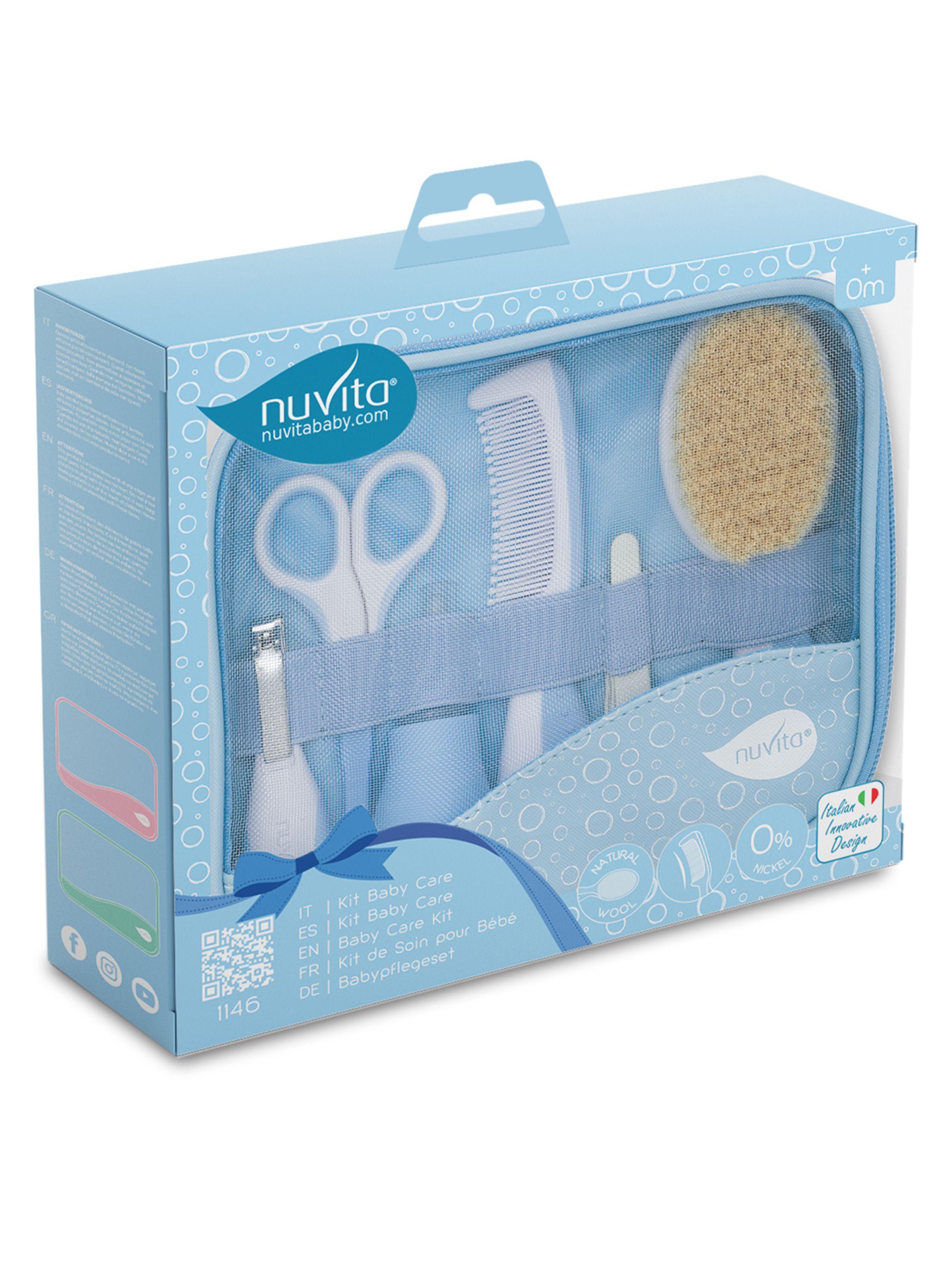 Set de Artículos de Higiene Bebe Baby Care Azul Nuvita-3