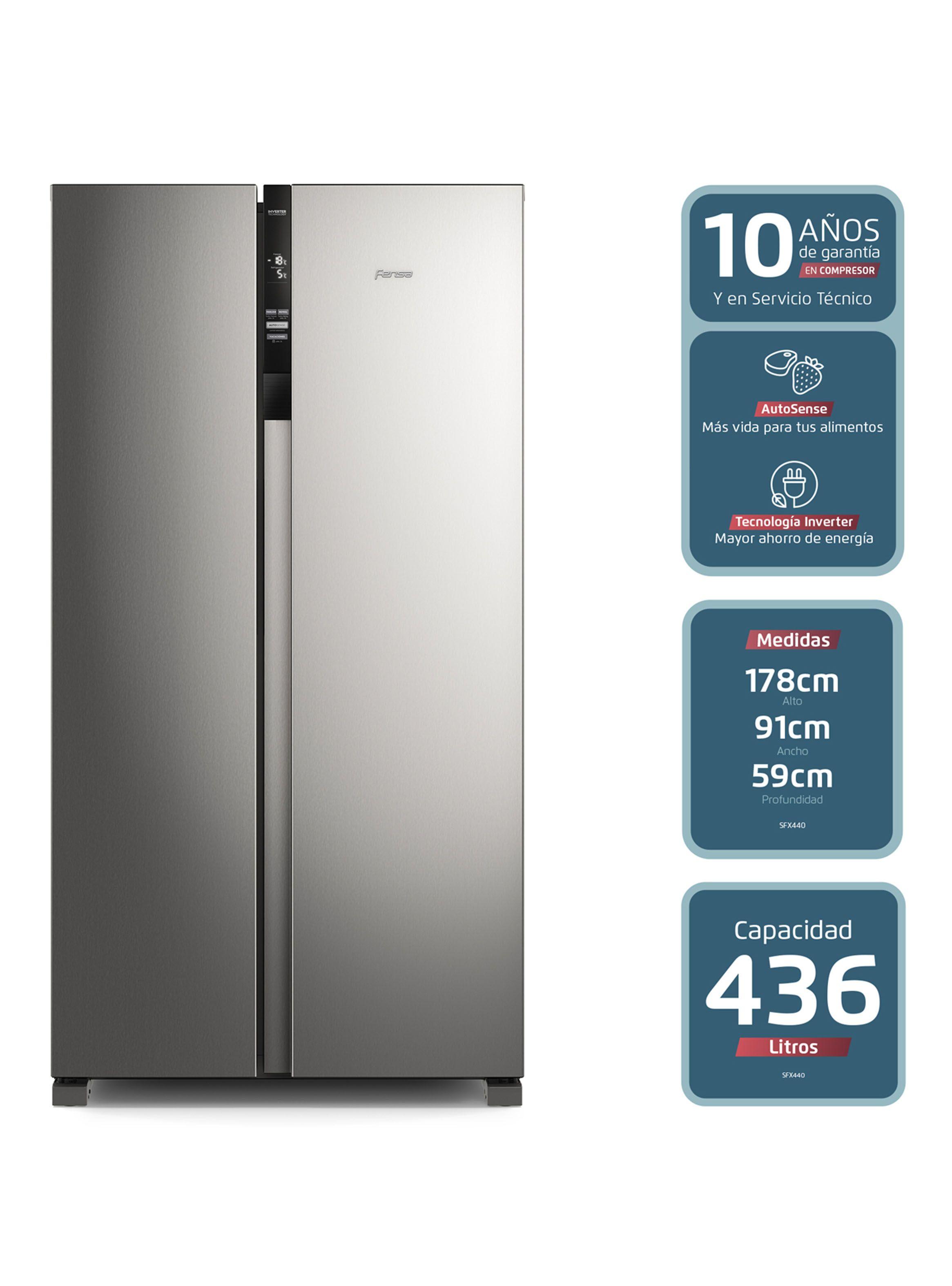 Refrigerador Side by Side No Frost 436 Litros SFX440-2