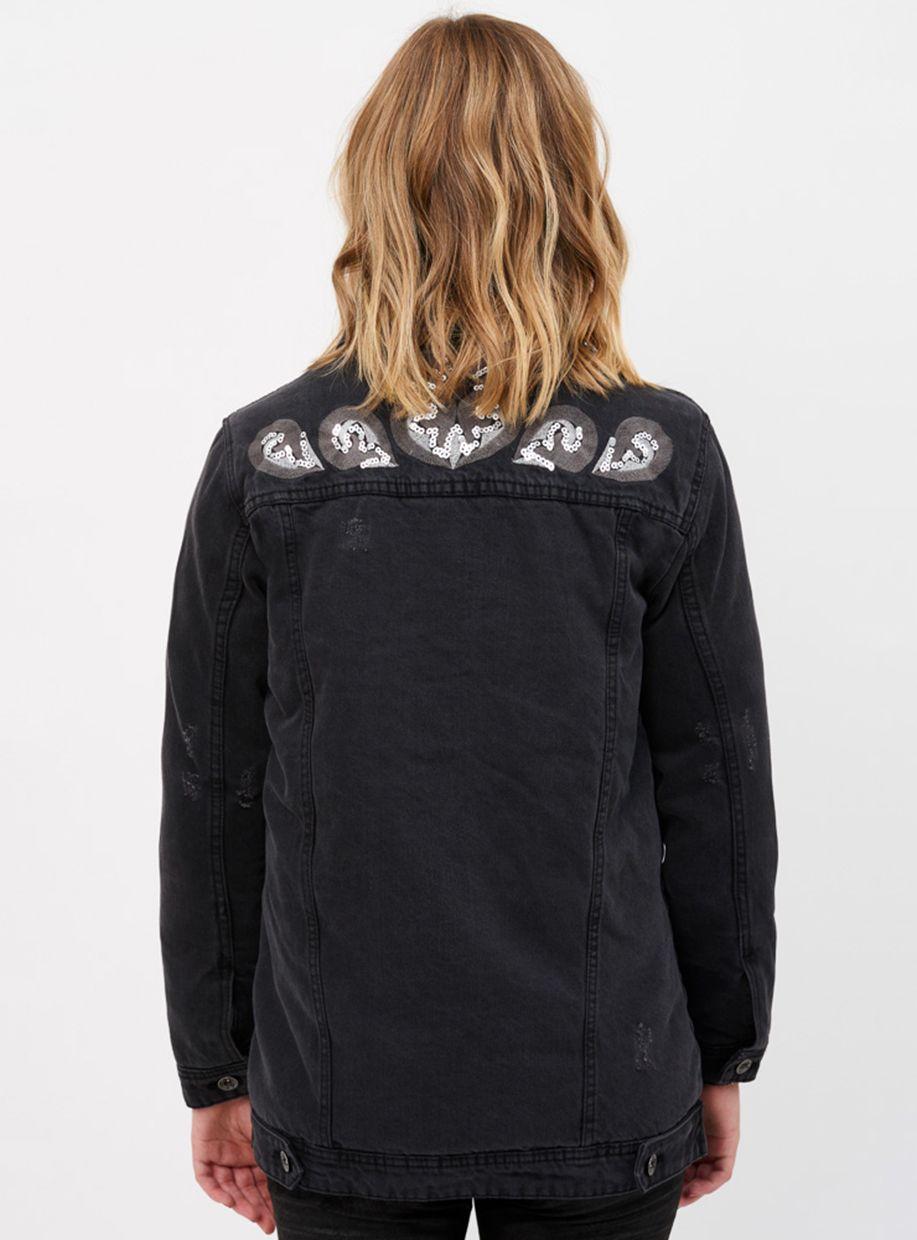 Chaqueta Denim Bordada Umbrale-1