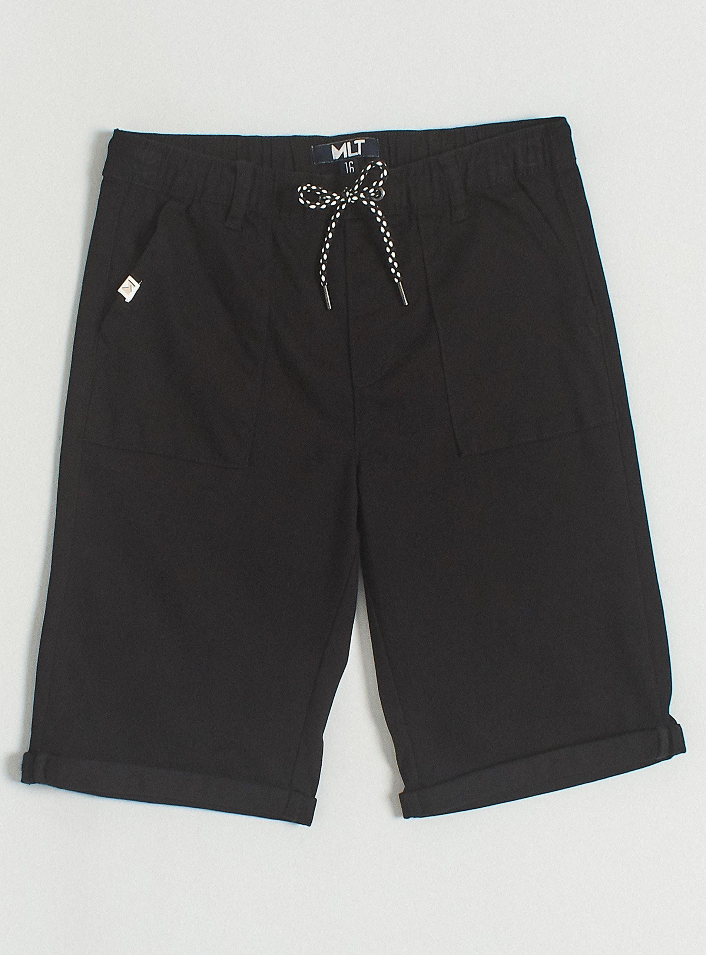 Short Liso con Cordón Bicolor-0