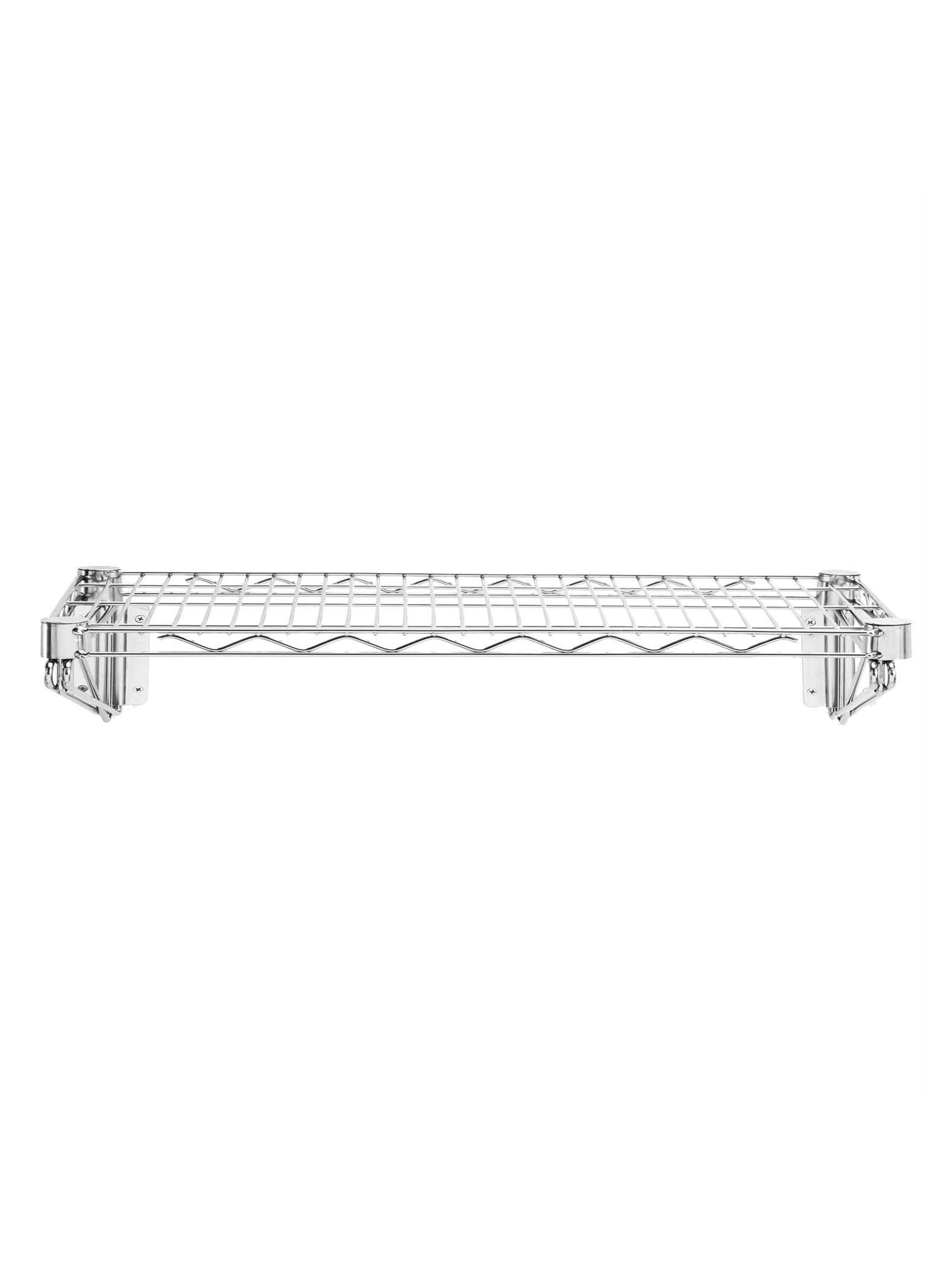 Repisa para Muro Acero Cromado 36 x 107 cm-1