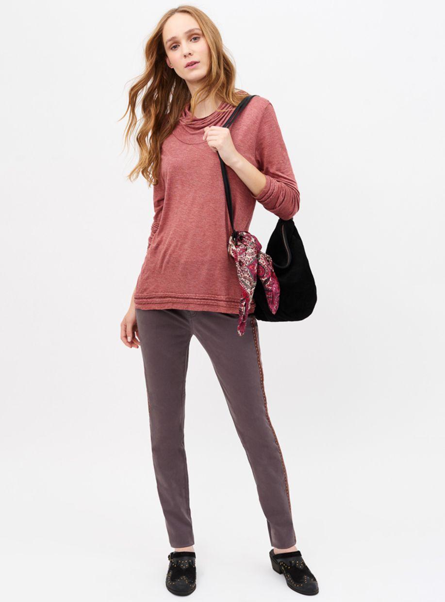 Pantalón Recto Casual Umbrale-3