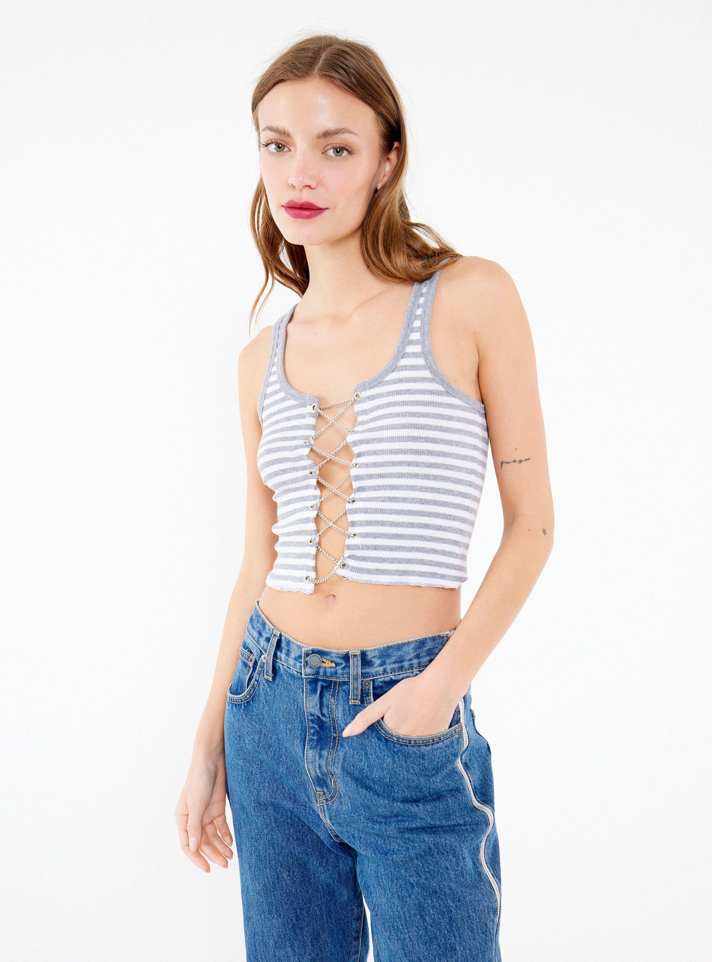 Top Lovemade Gap Stripes Talla S-0