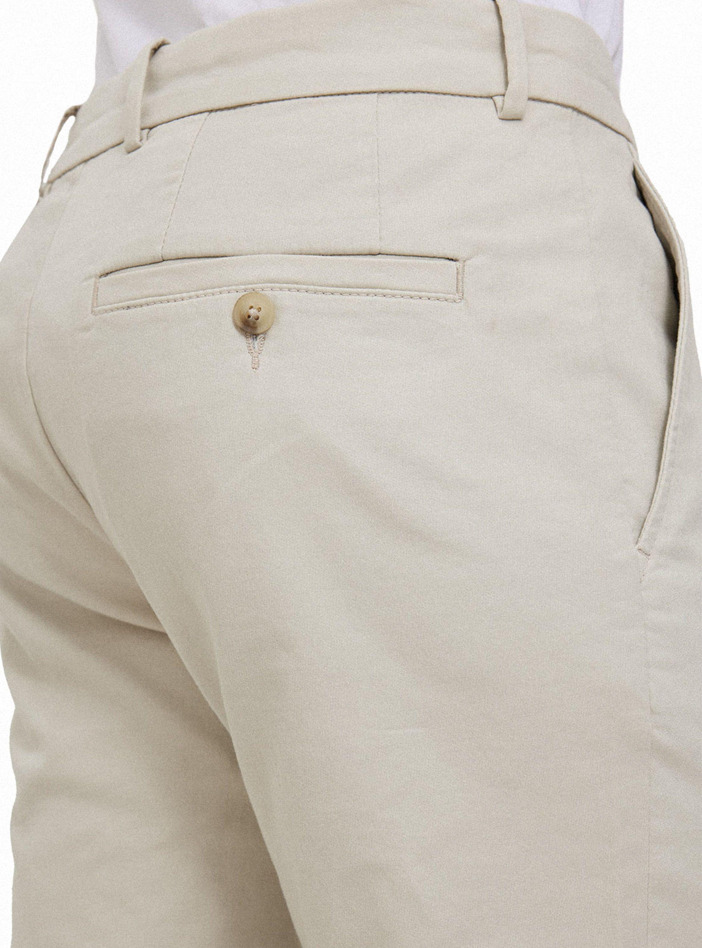 Pantalón Casual Chino Beige-2