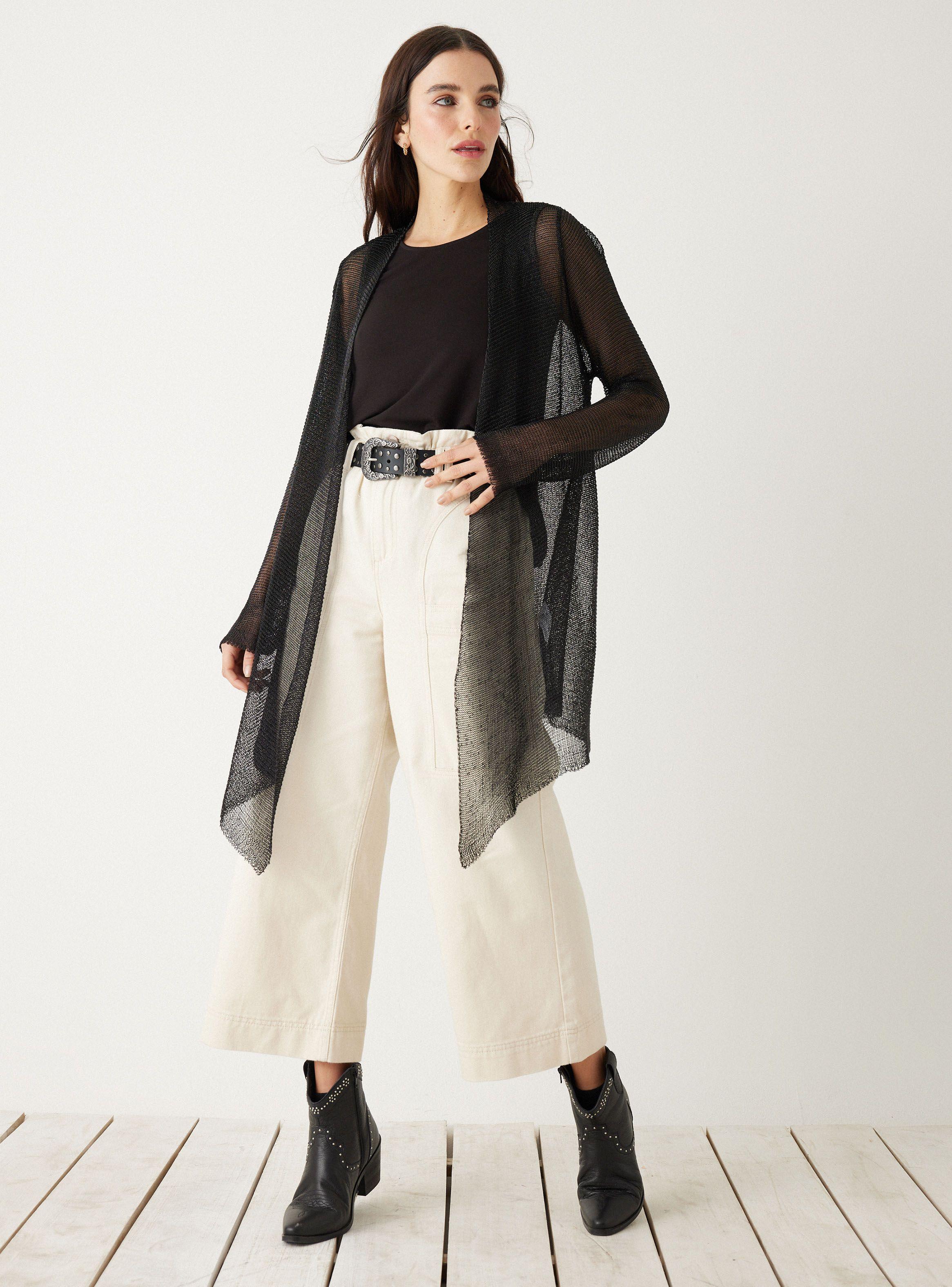 Blusa Tejido con Cinta Metalizada-4