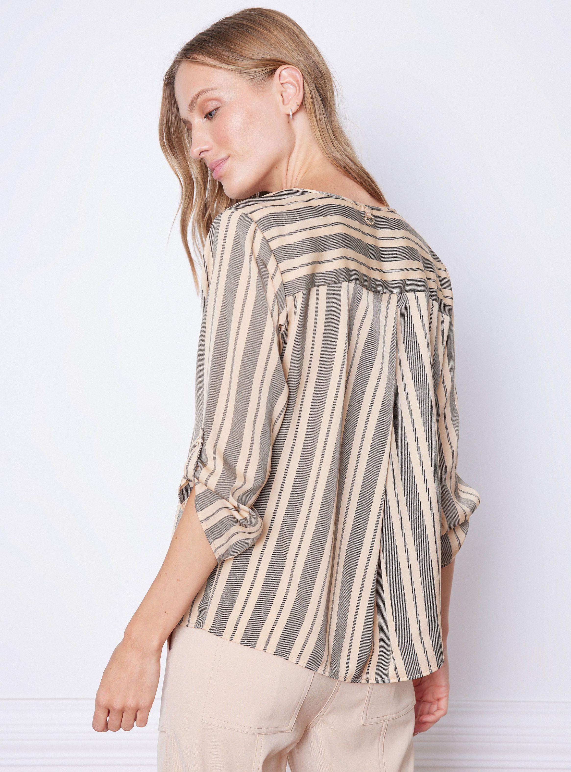 Blusa Detalle En Mangas-1