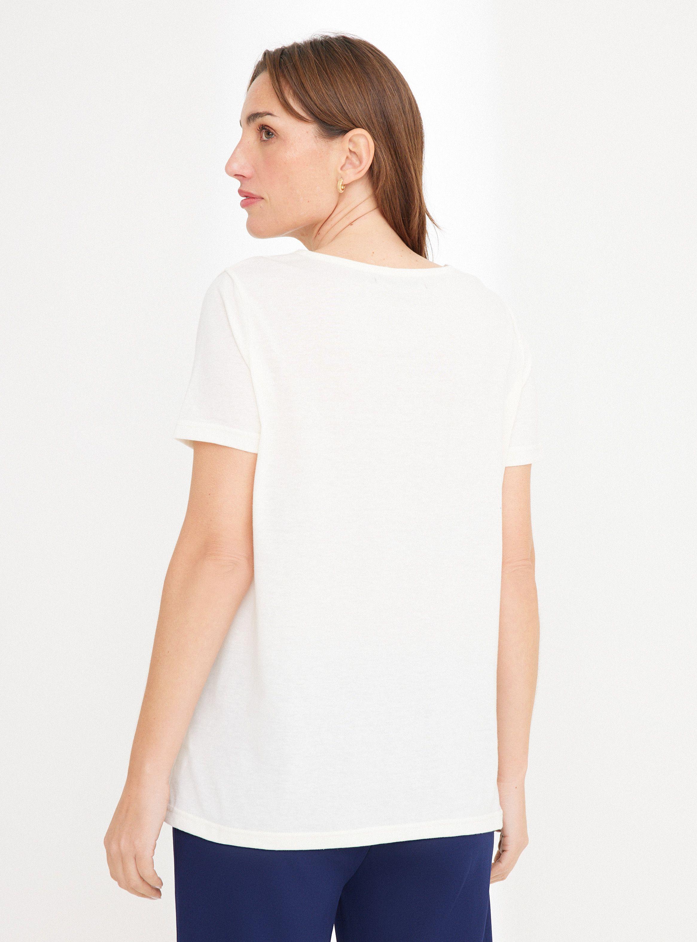 Polera con Accesorio Metálicos y Tiras en Escote-1