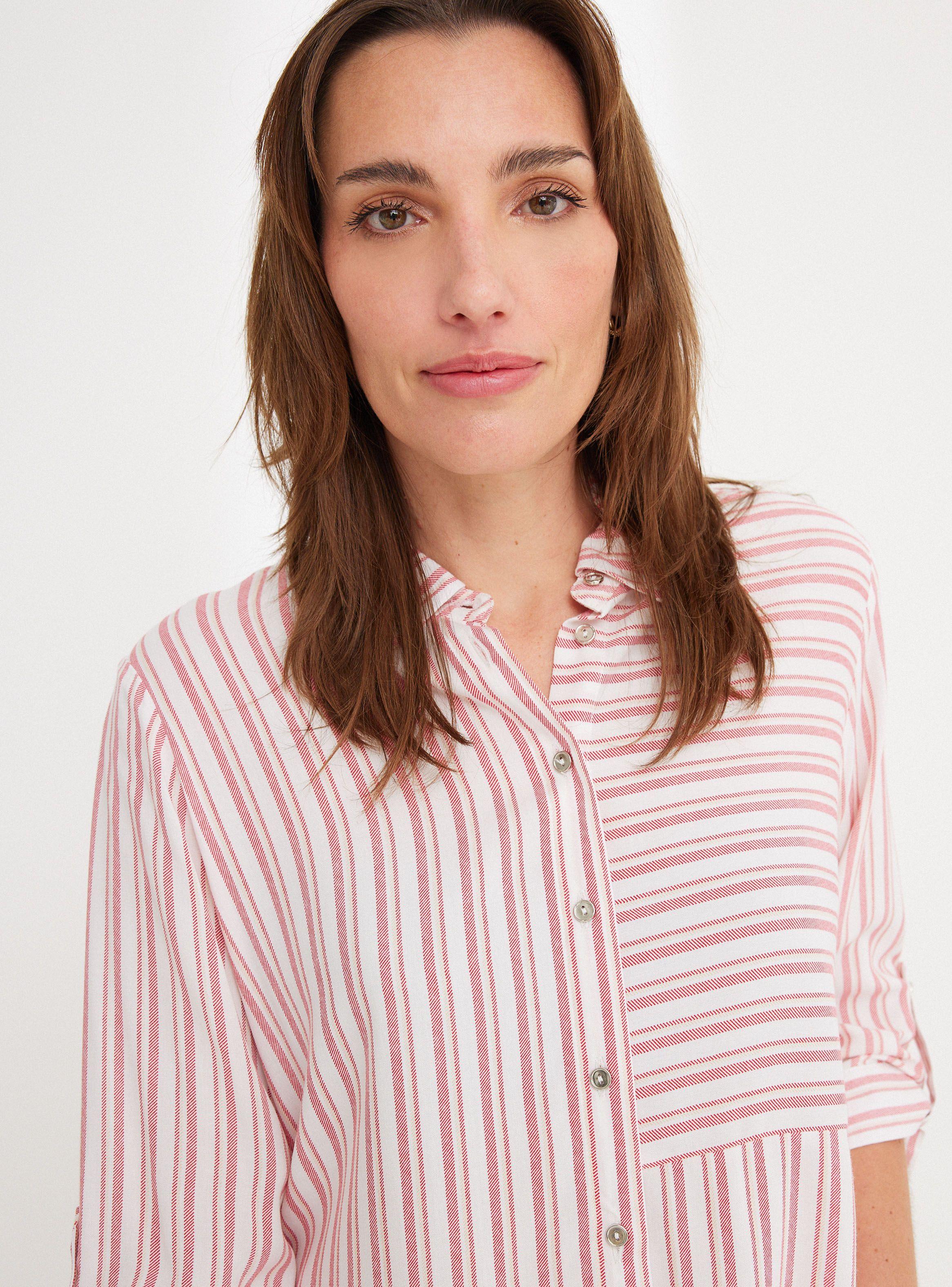 Blusa Rayada Manga Tres Cuartos-2