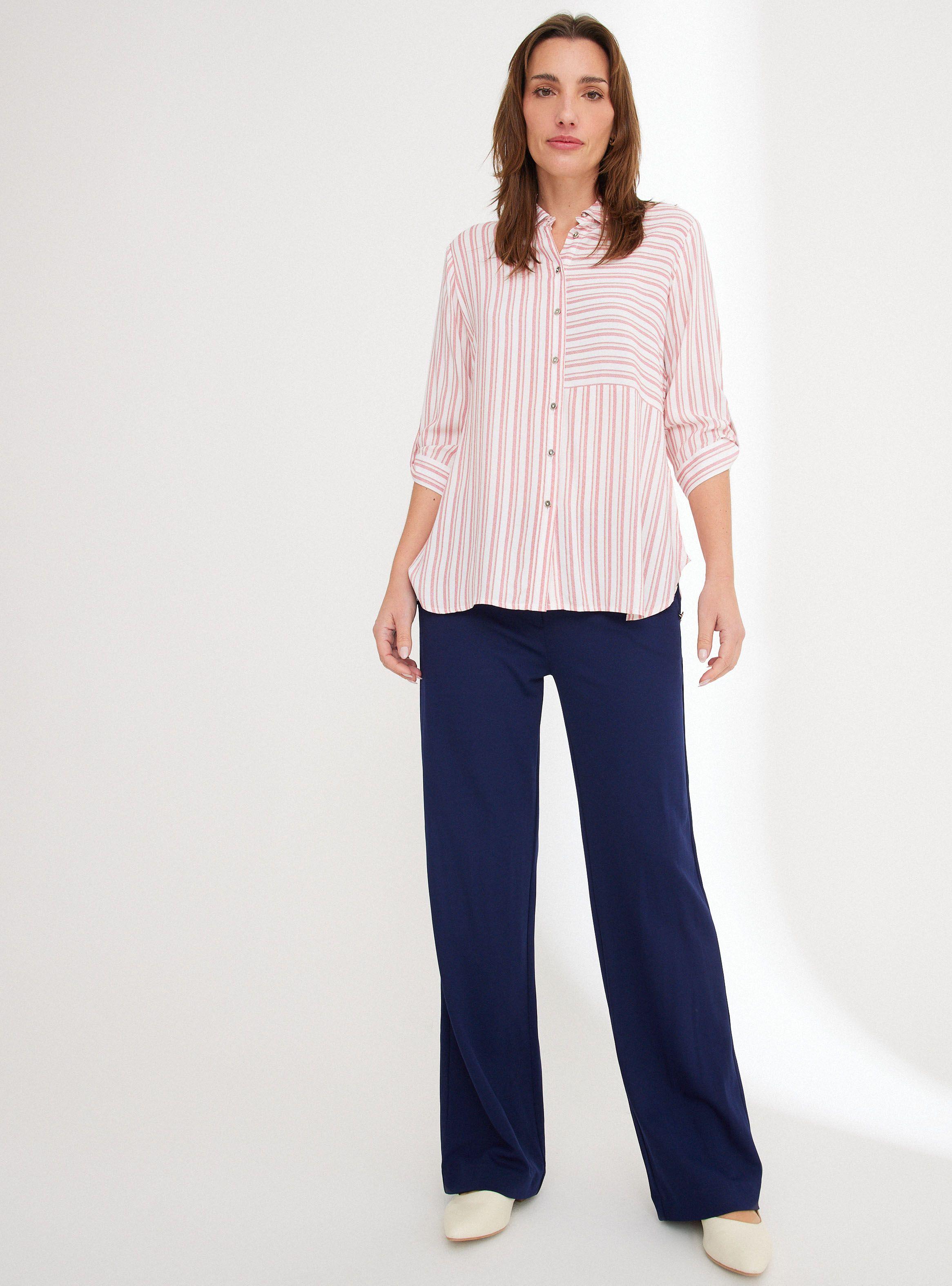 Blusa Rayada Manga Tres Cuartos-4