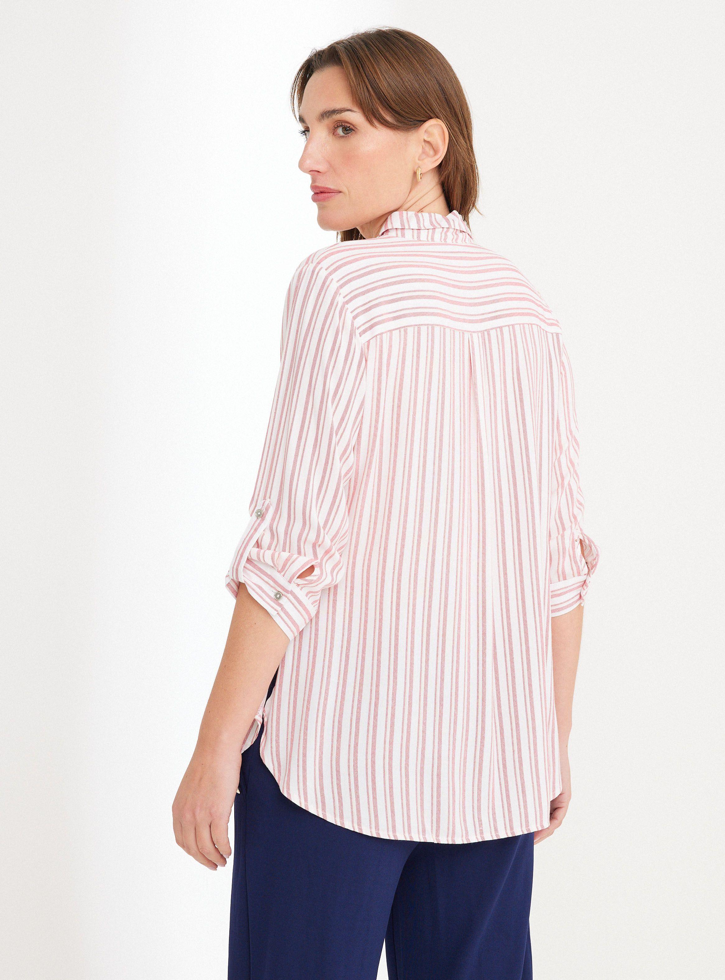 Blusa Rayada Manga Tres Cuartos-1