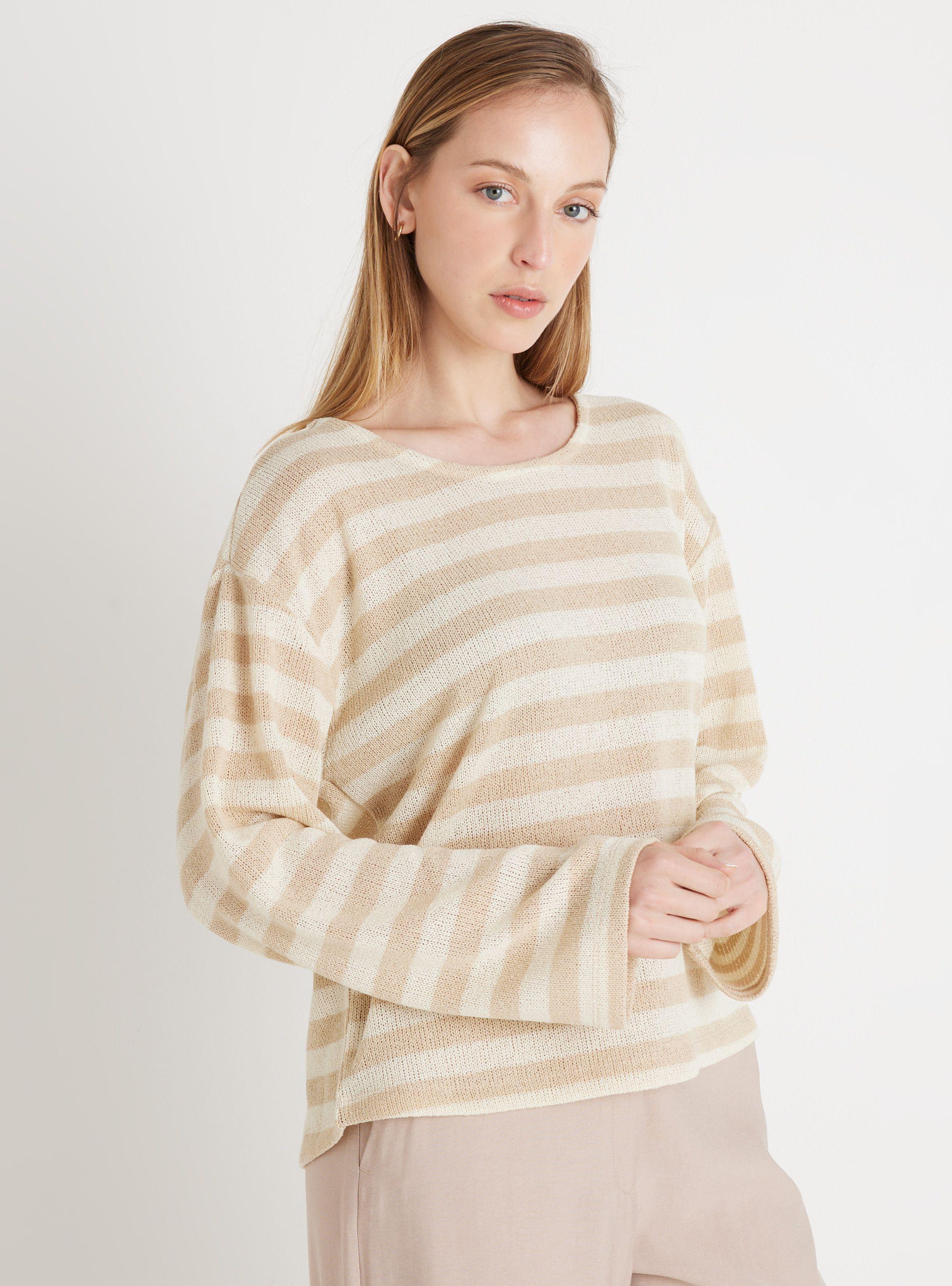Sweater Rayado Manga Larga-0