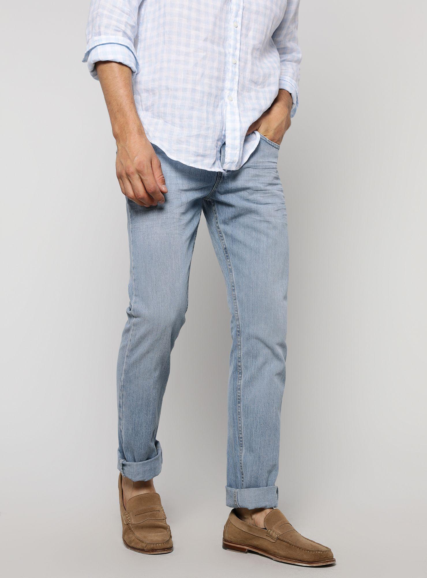 Jeans Cash Slim Fit Liso Lee-0