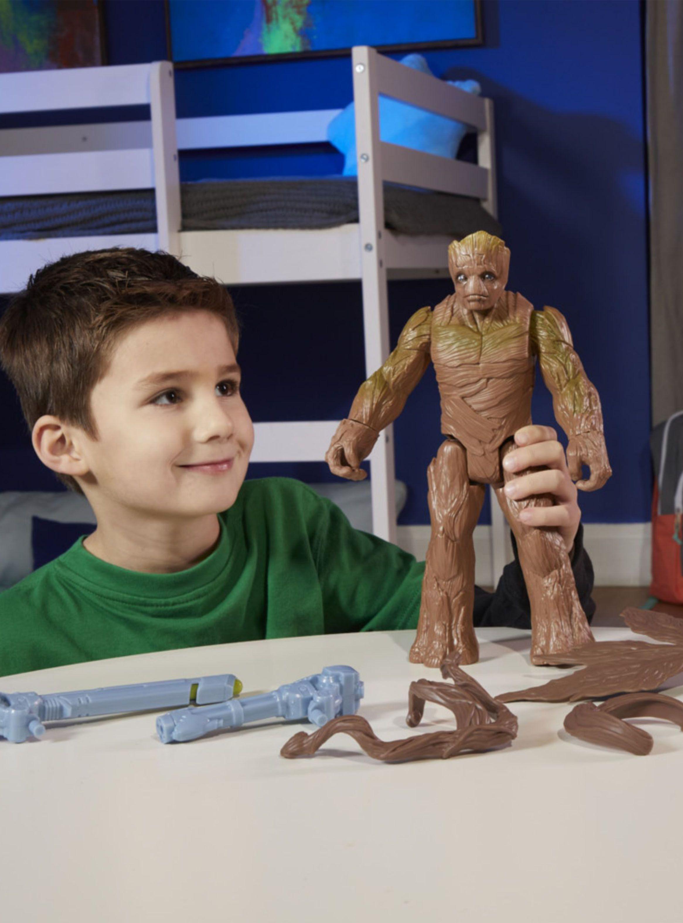 Figura Guardianes Galaxia Blast N Battle Groot-2