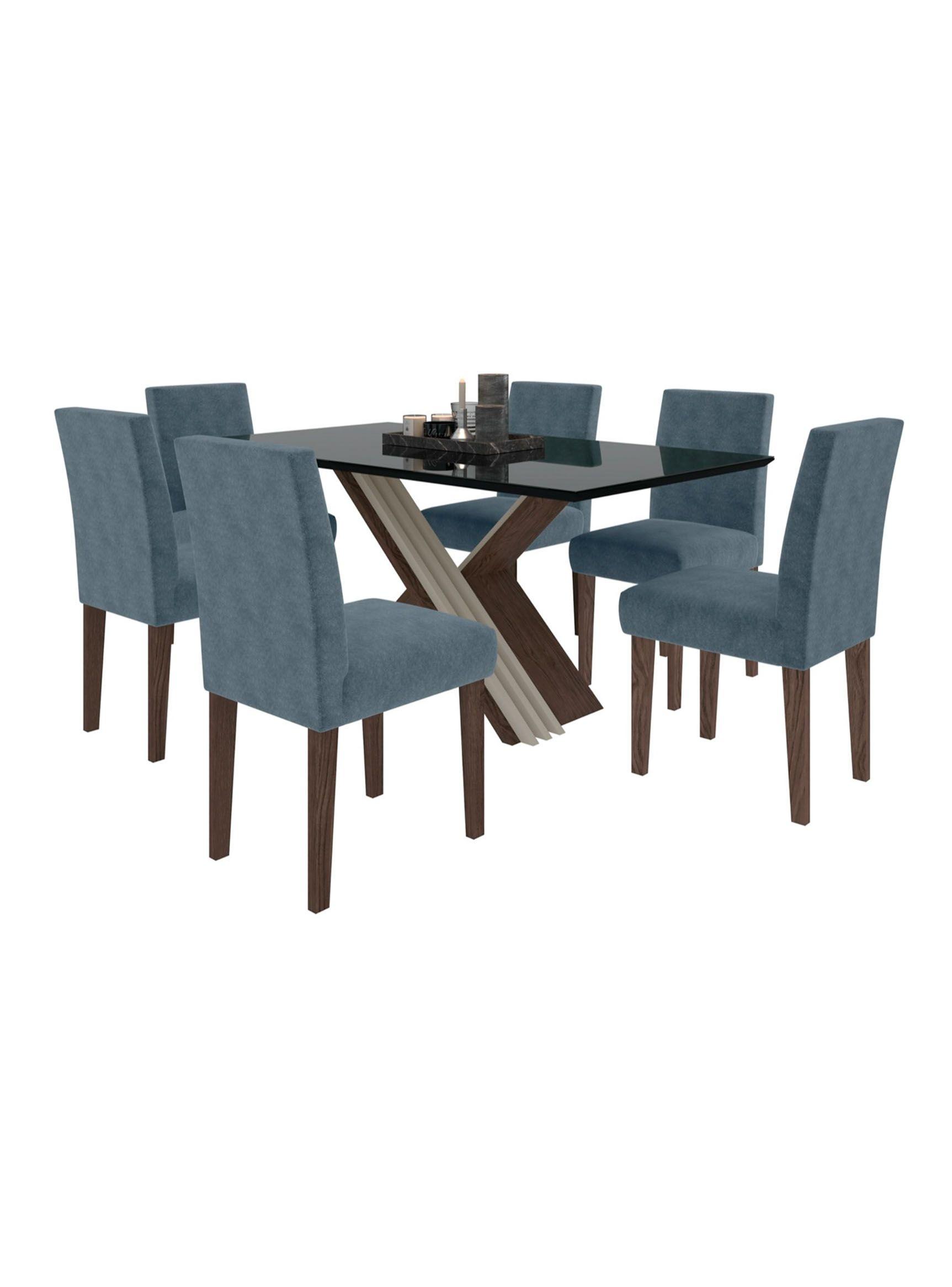 Juego Jdo&Design de Comedor Giovana + 6 Sillas Jdo&Design-0