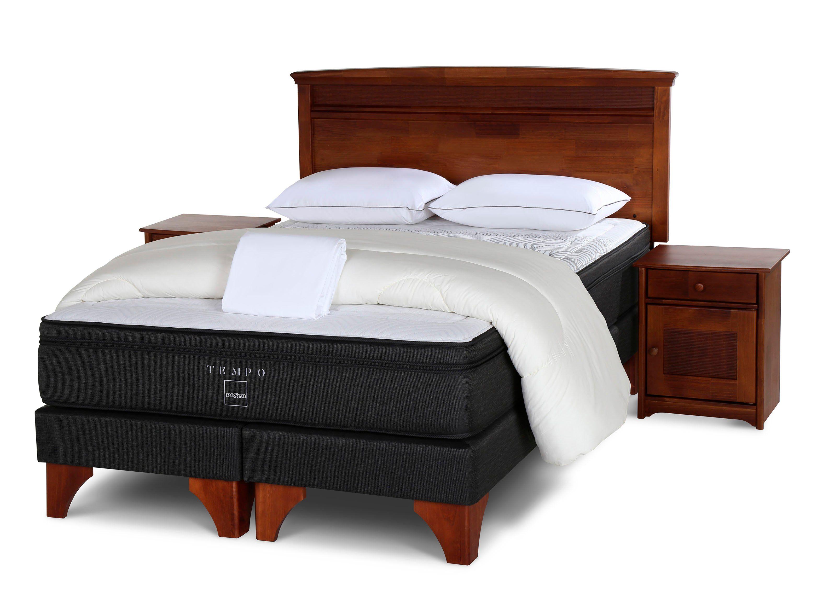 Box Spring Tempo King Base Dividida + Set Muebles Veneto + Textil-0