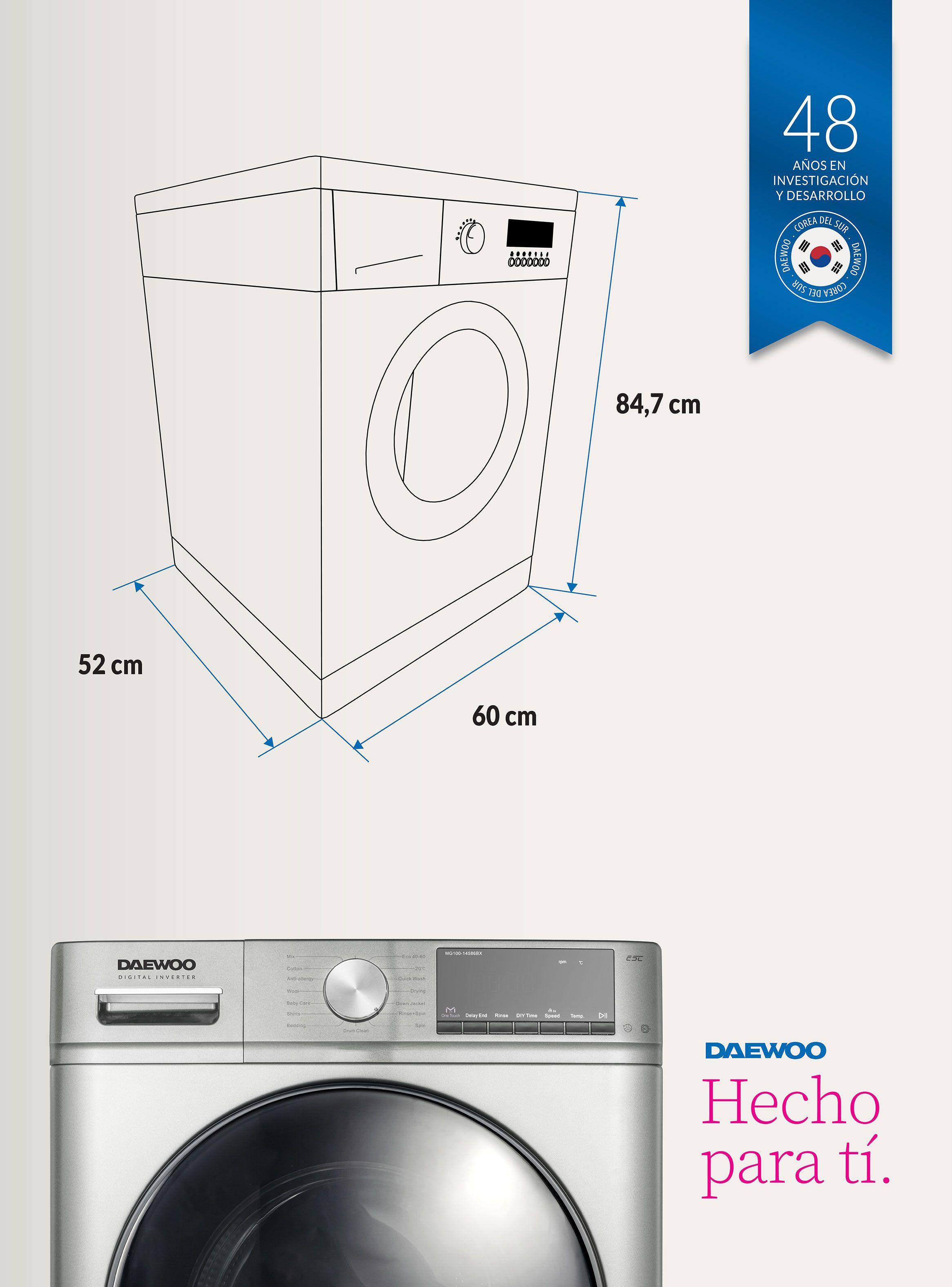 Lavadora-Secadora Carga Frontal 8/5 Kg DOWD08S23CL-1