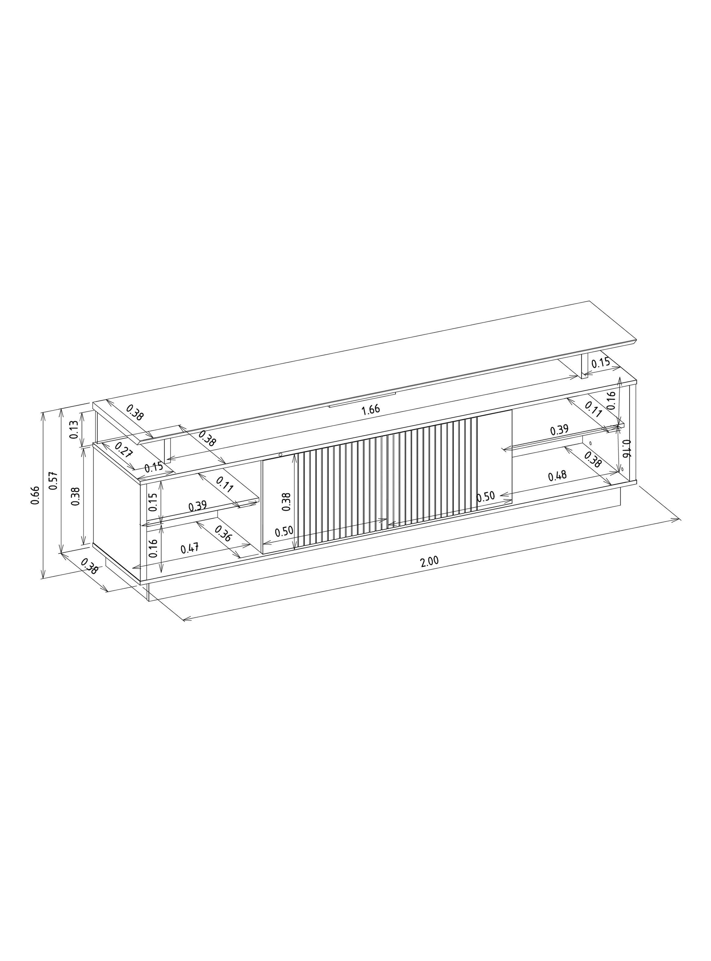 Rack TV 82" Leblon-1