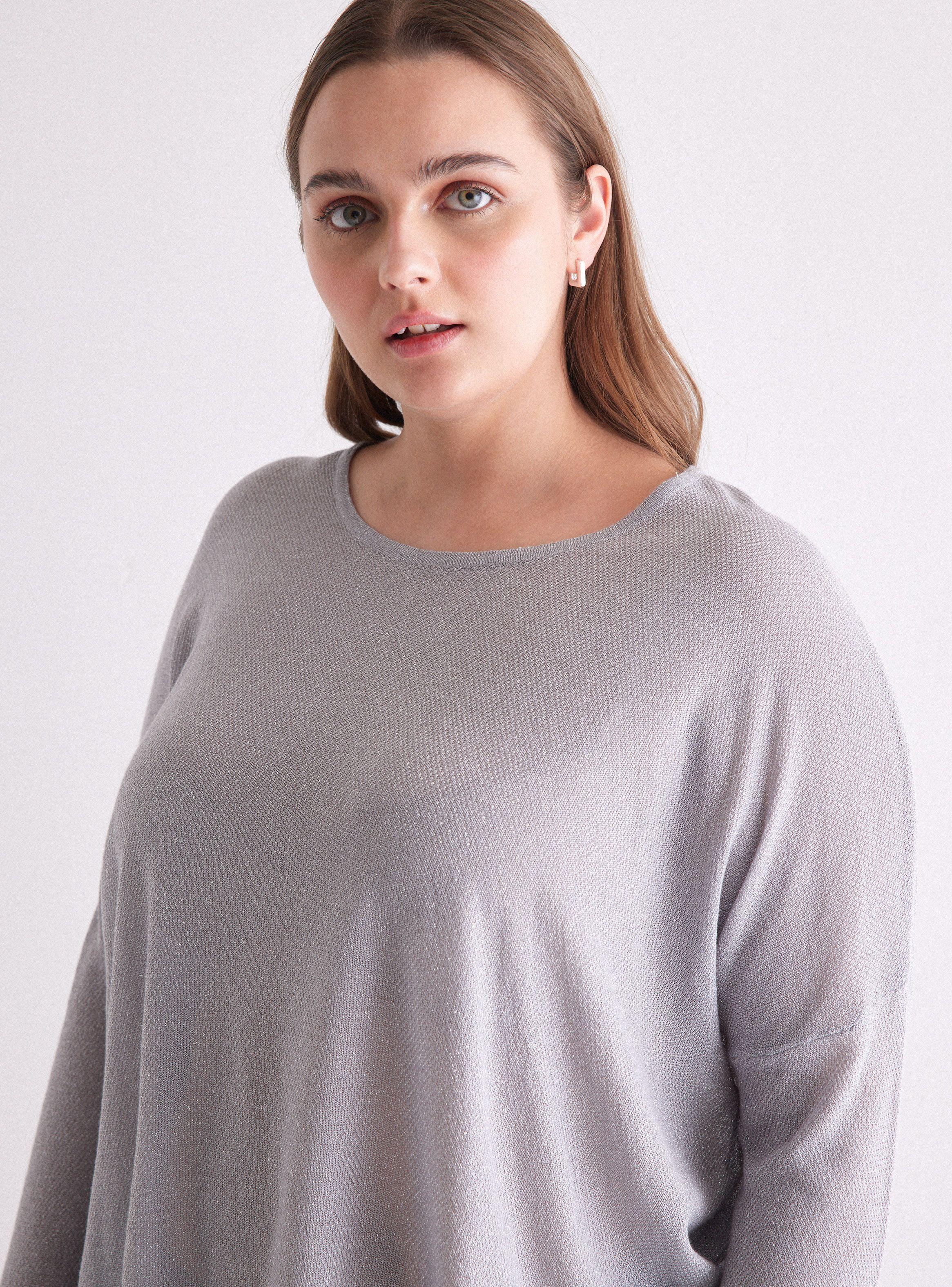 Polera Hilo Metalizado Con Aberturas Laterales-2