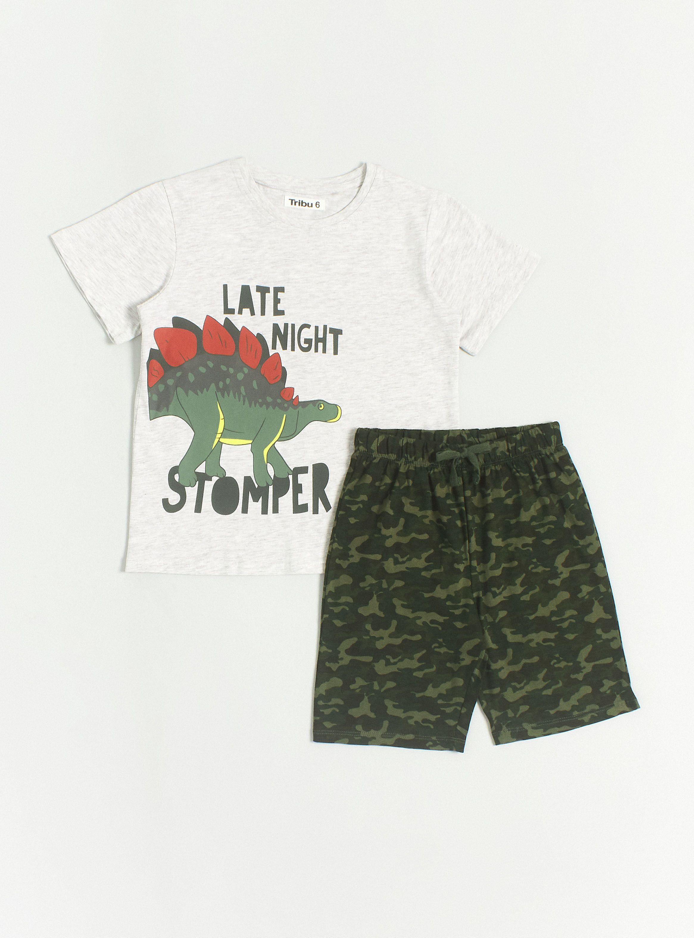 Pijama Corto Estampado Print-0