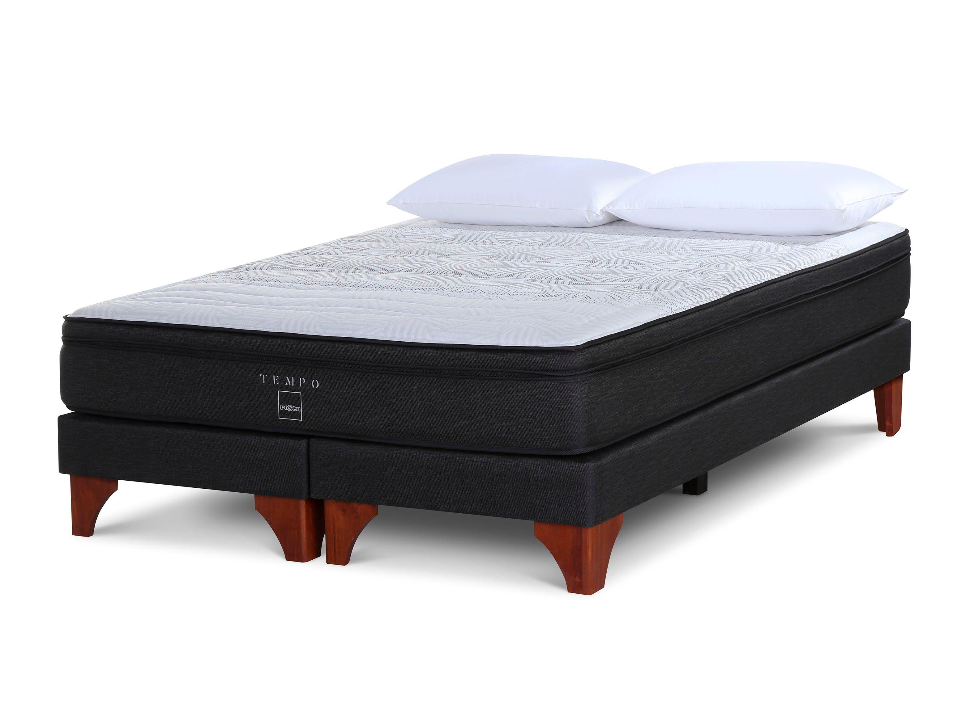 Box Spring Tempo Súper King Base Dividida + Almohada Extra Active-0