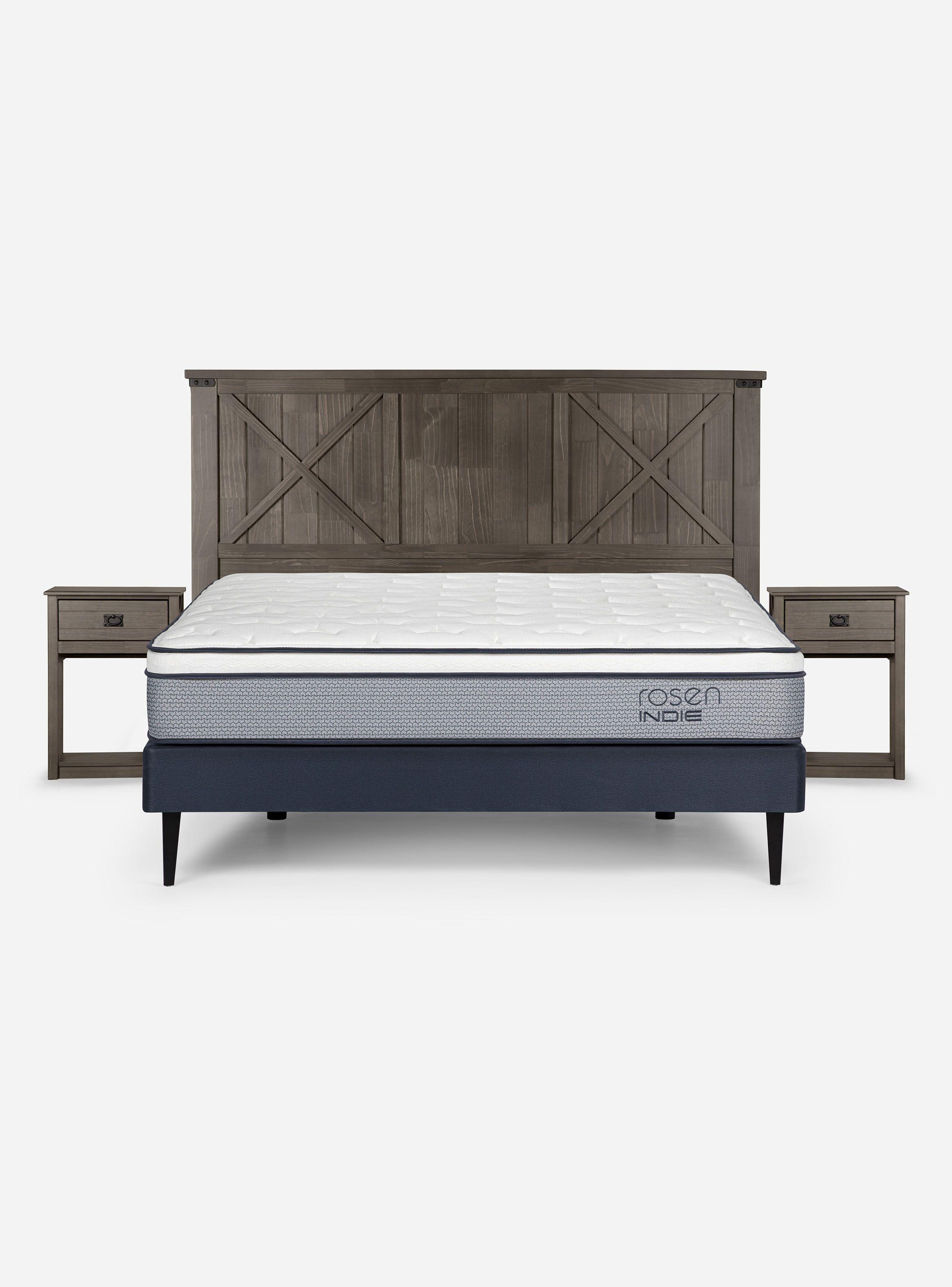 Cama Europea Indie 2 Plazas + Set de Muebles Ray-1