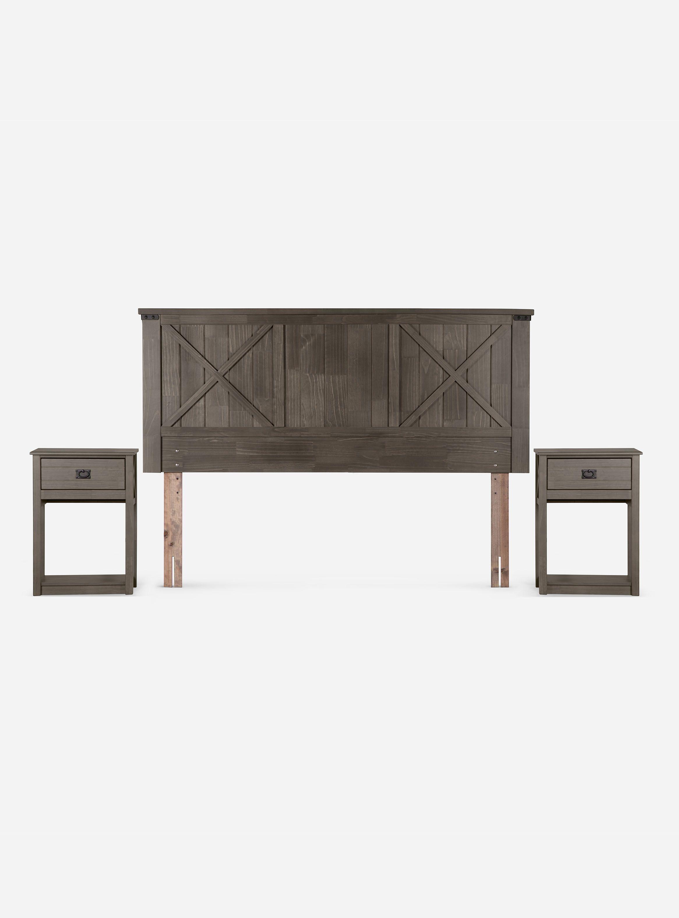 Cama Europea Indie 2 Plazas + Set de Muebles Ray-2