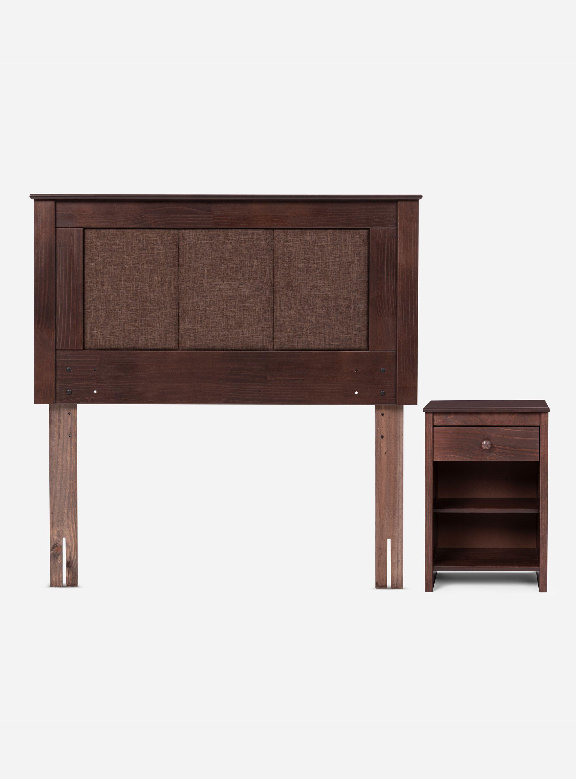 Cama Europea Indie 1 Plaza + Set Muebles Rachel-2