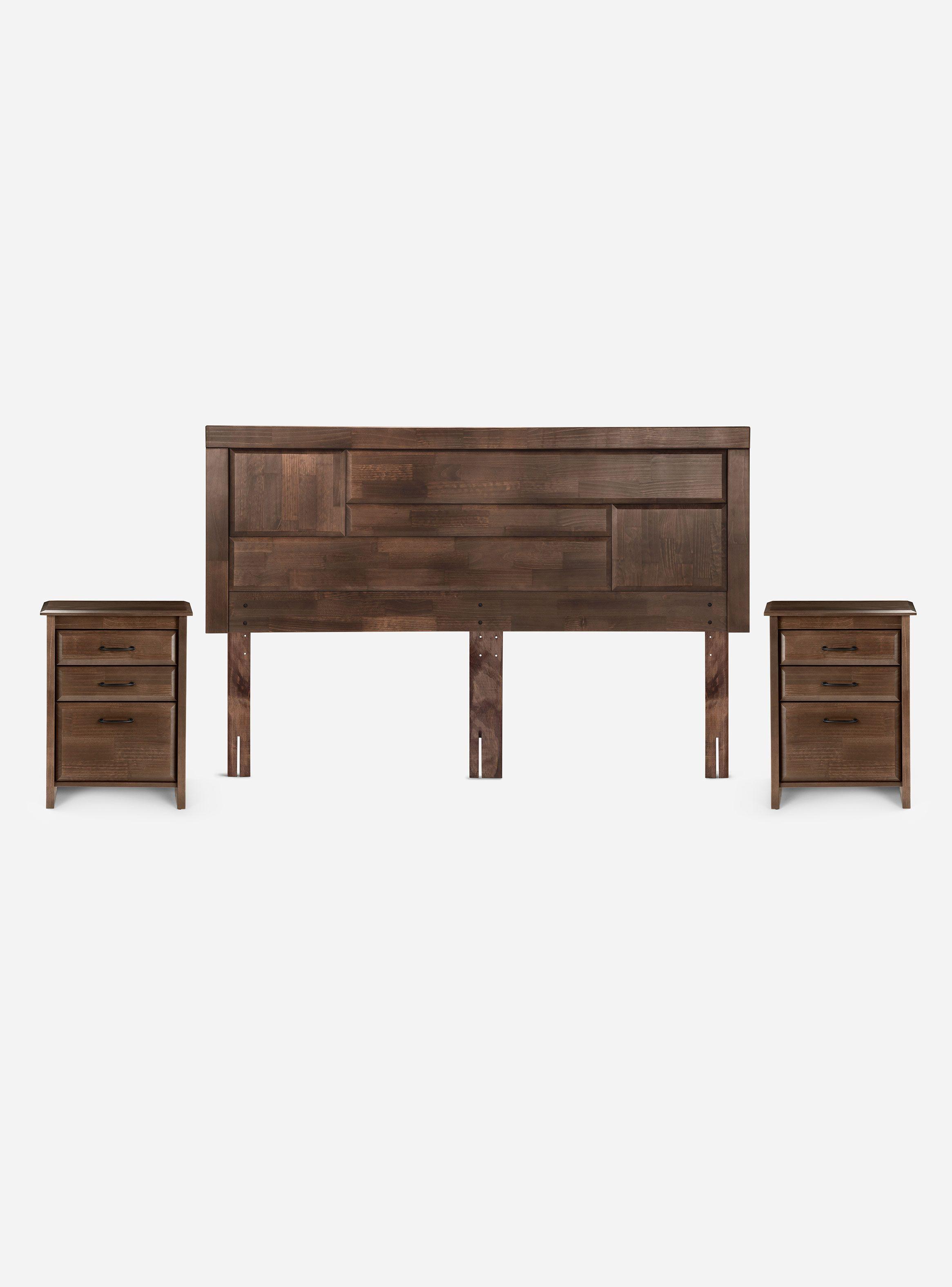 Cama Europea Indie King + Set Muebles Dolce-2