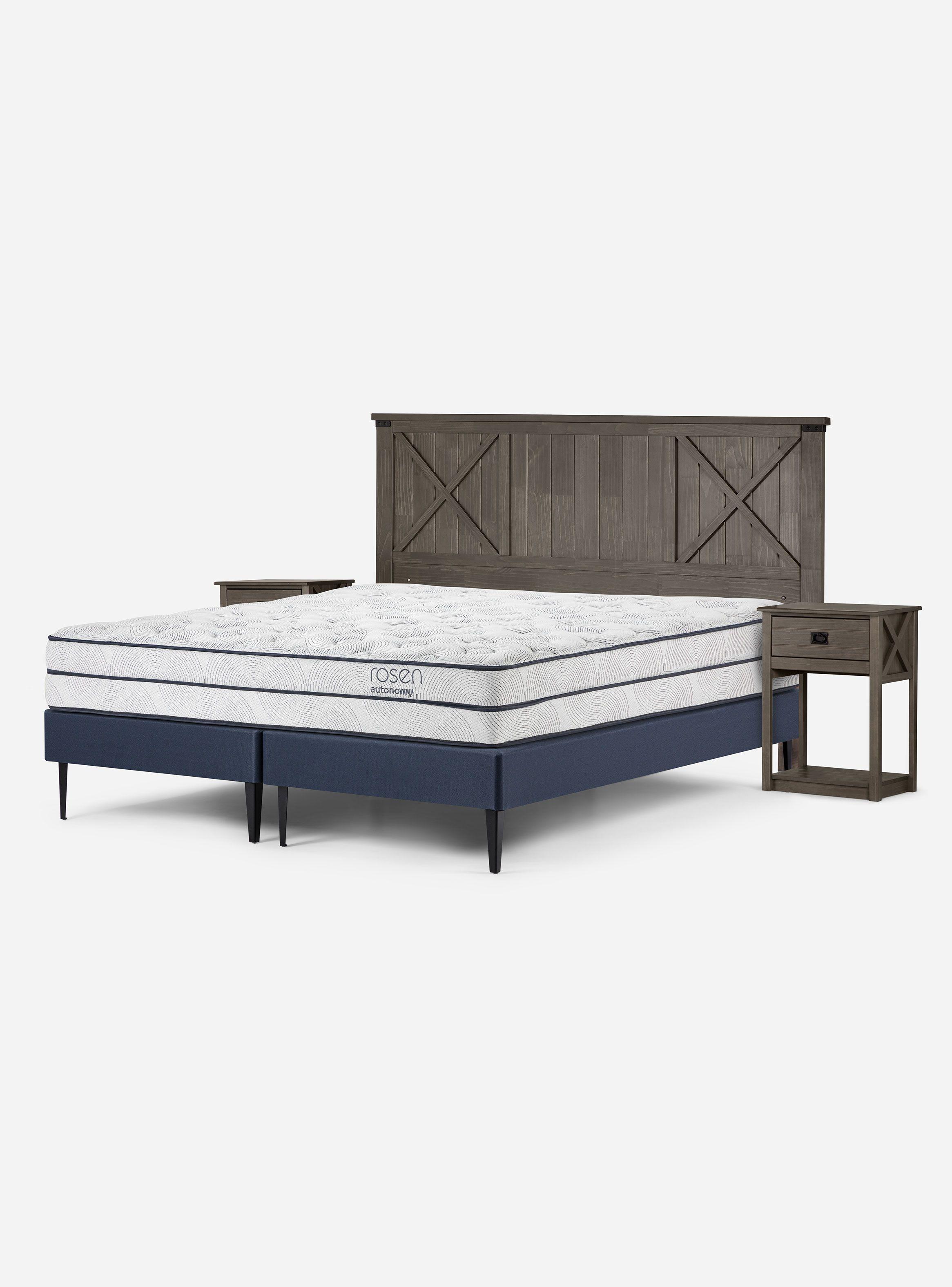 Cama Europea Autonomy Sky 2 Plazas + Set Muebles-0