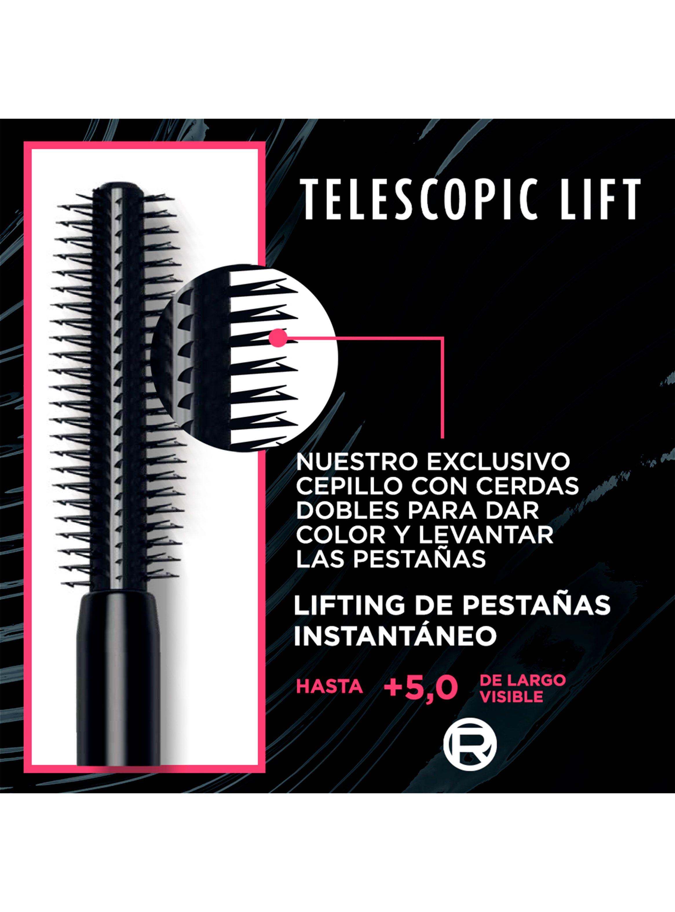 Máscara de Pestañas Telescopic Lift Waterproof Black 10 ml-4