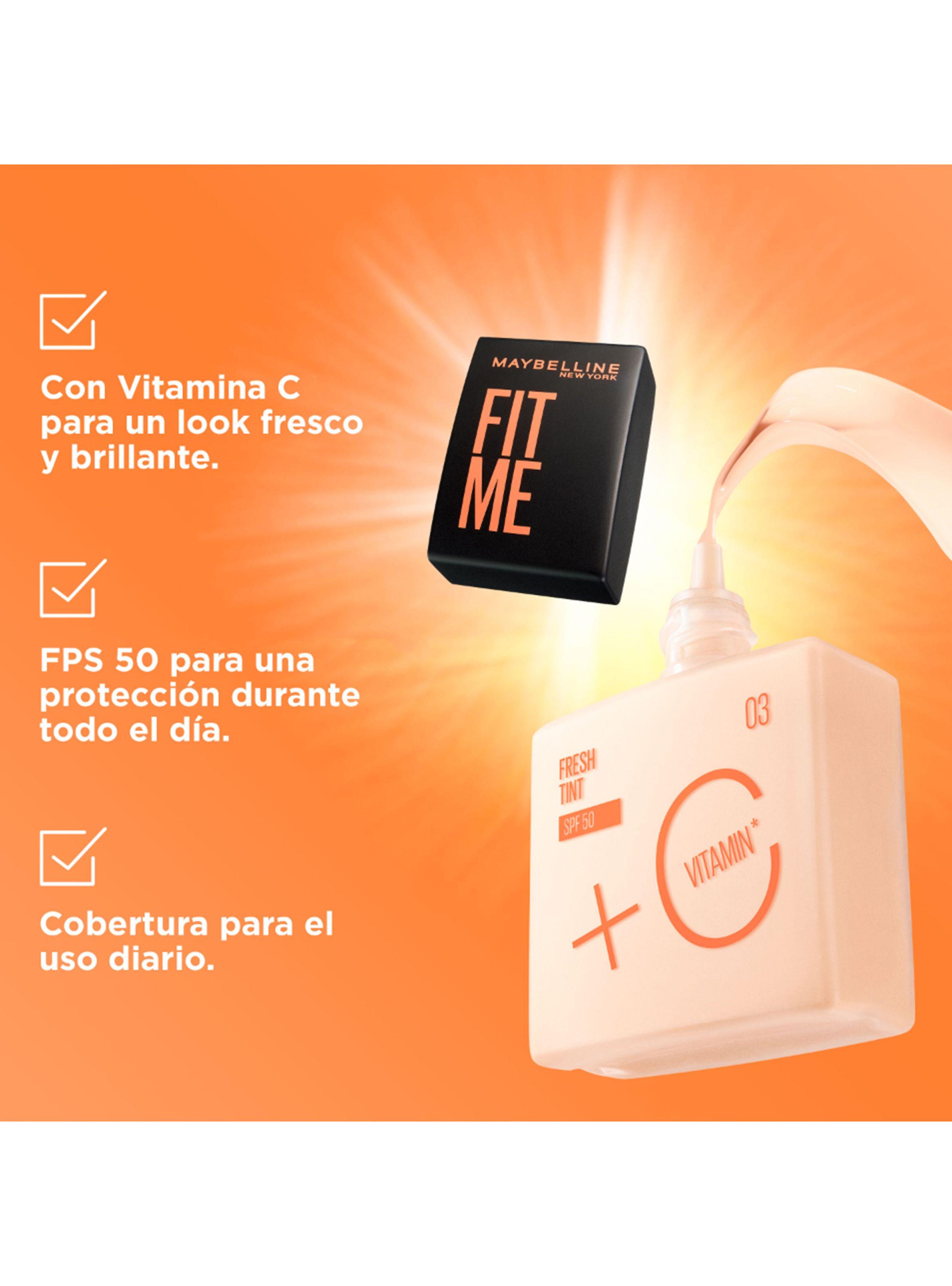 Base de Maquillaje Fit Me Fresh Tint SPF50 02 5g-4