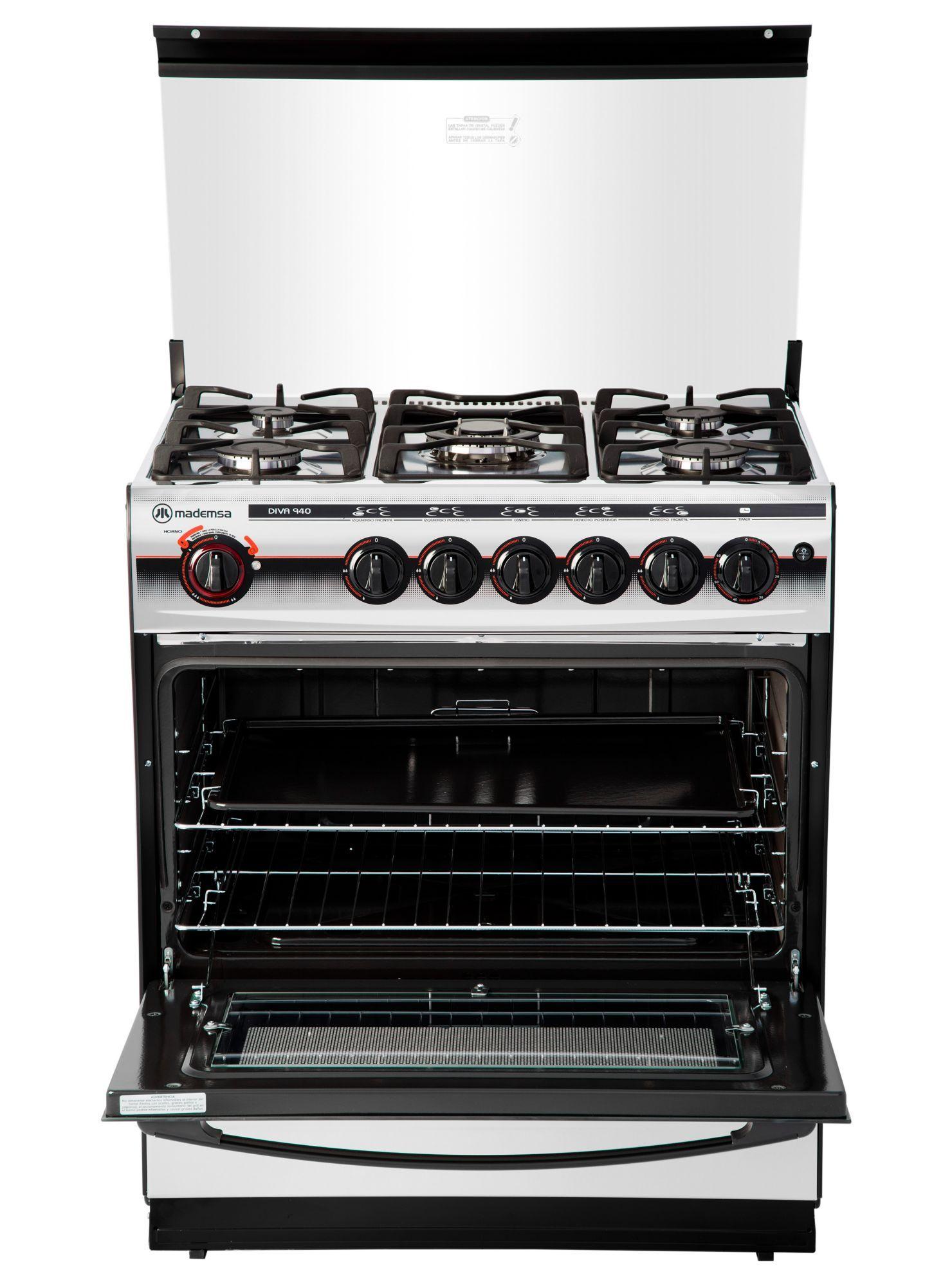 Cocina a Gas Mademsa Diva 940 5 Quemadores-6